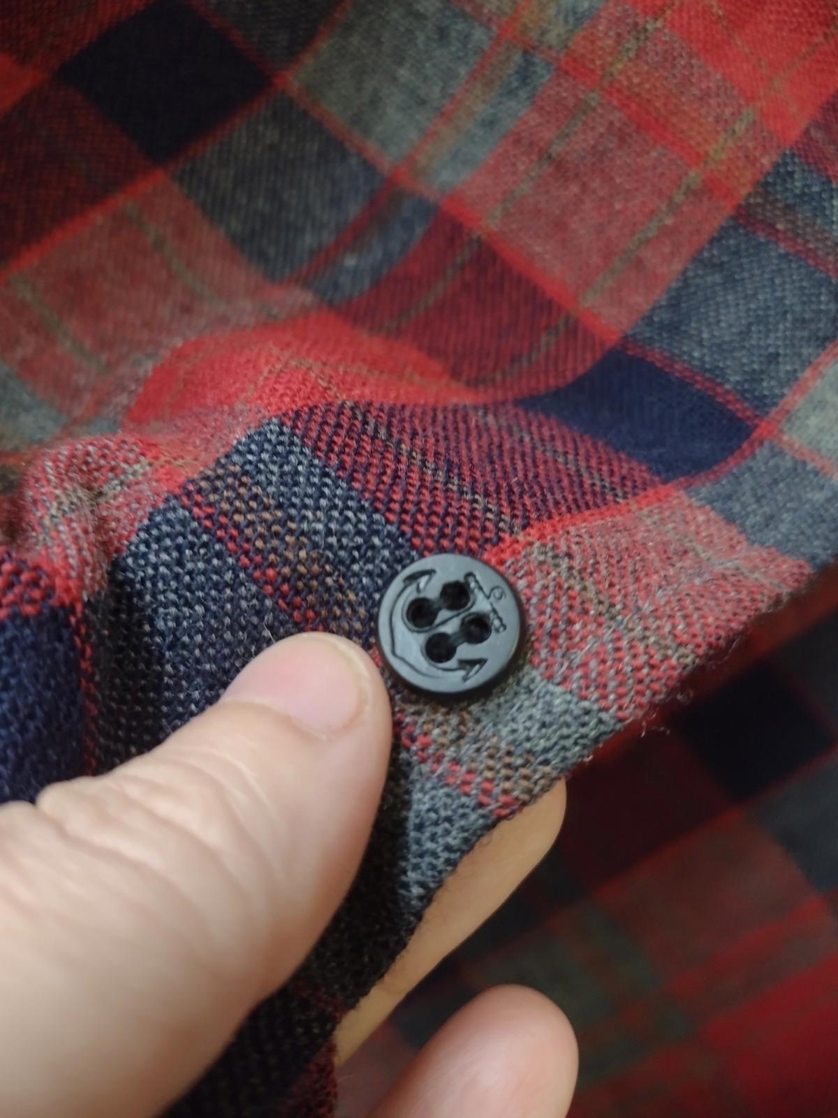 Vintage XL Plaid Wool Shacket Country Touch USA Made Worn Distressed Quilt Lined