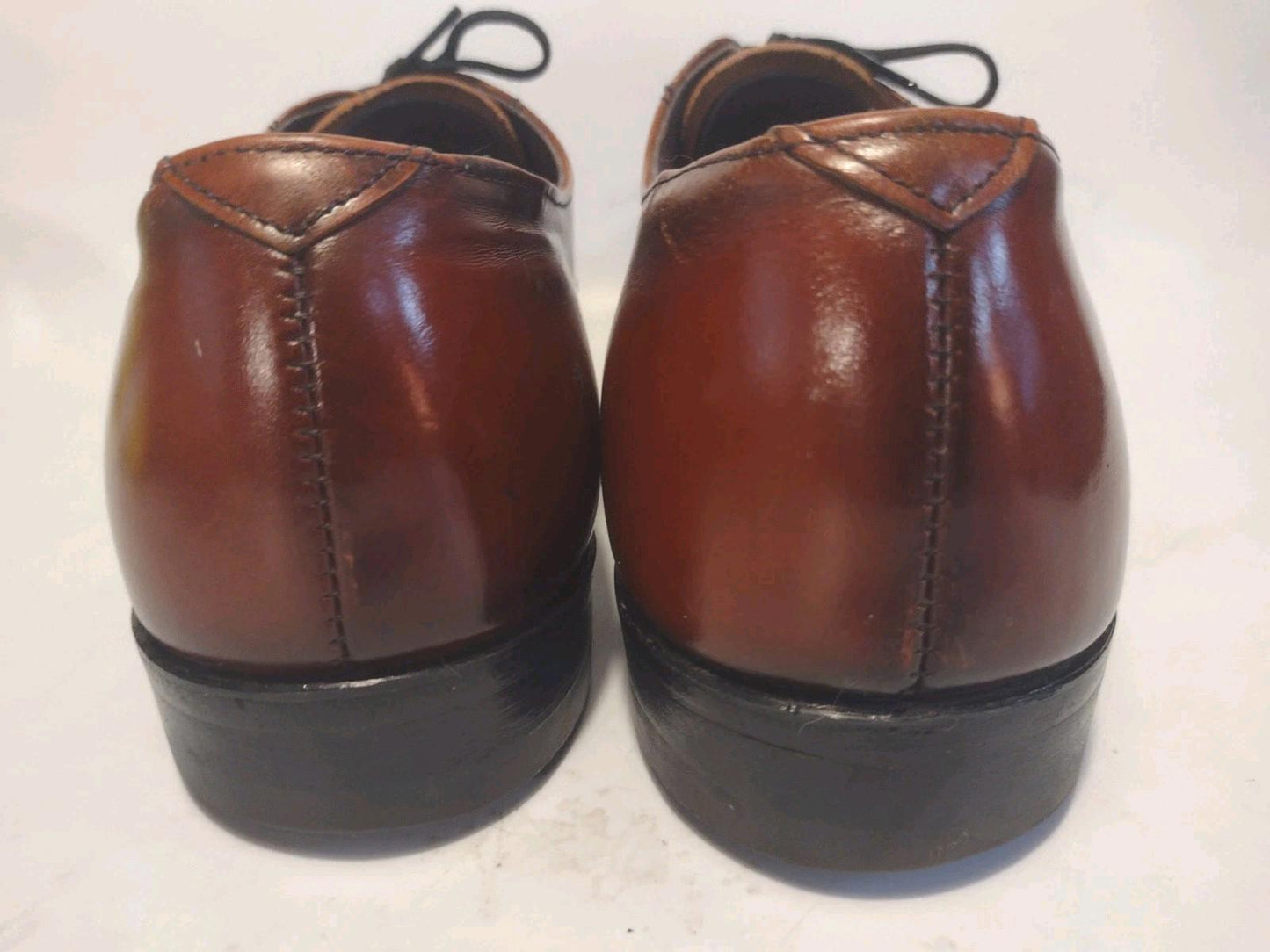 Vintage 60s Men's Dress Shoes 8D Arch Lift Biltrite Heel Leather Sole USA