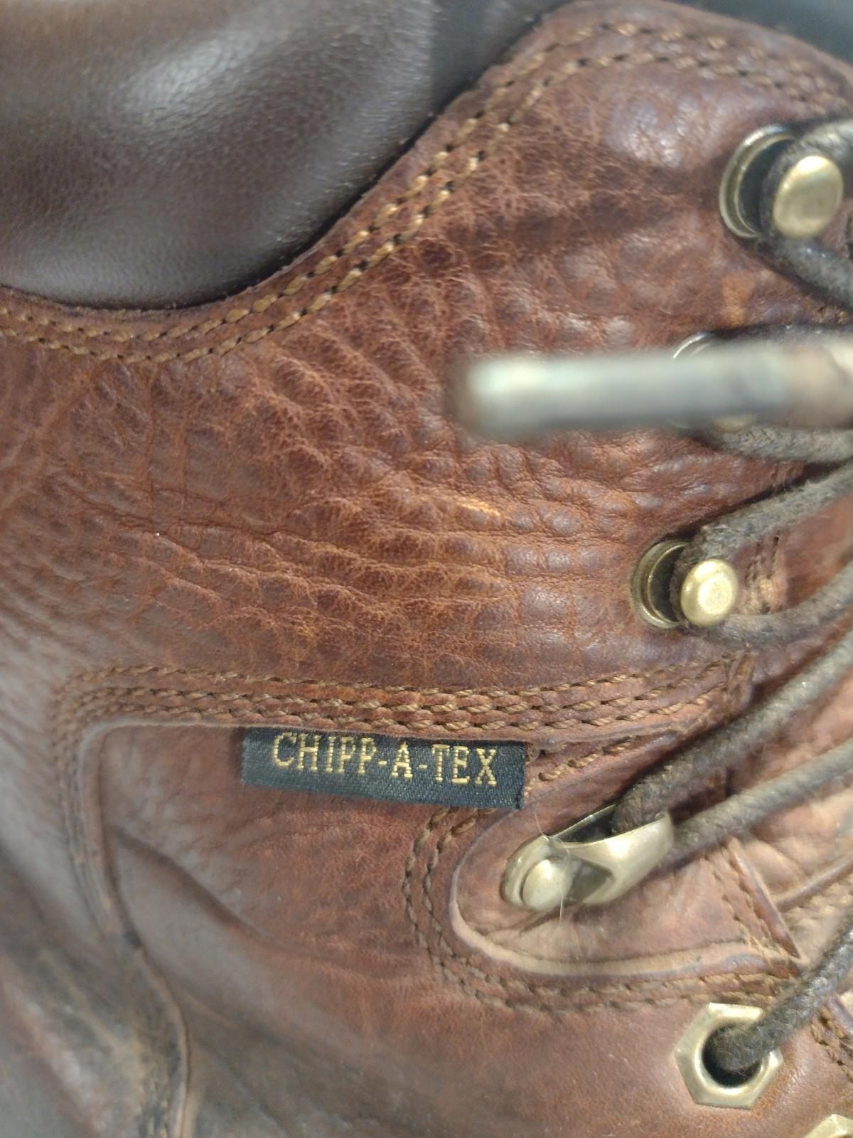 Vintage Chippewa Boots 9.5D USA | Pre-McKelvey | Vibram Sole | Brave Heel Stamp