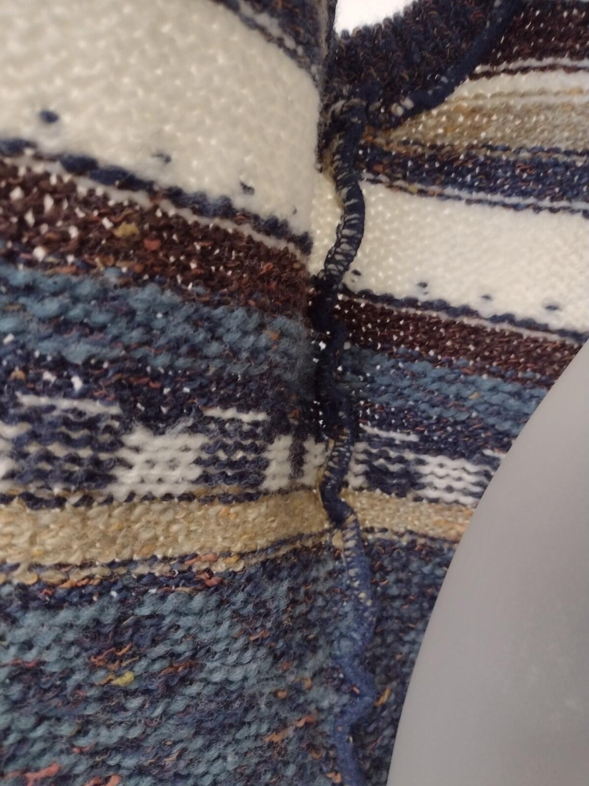 VTG St Johns Bay Wool Sweater Vest Geometric Knit Taiwan M
