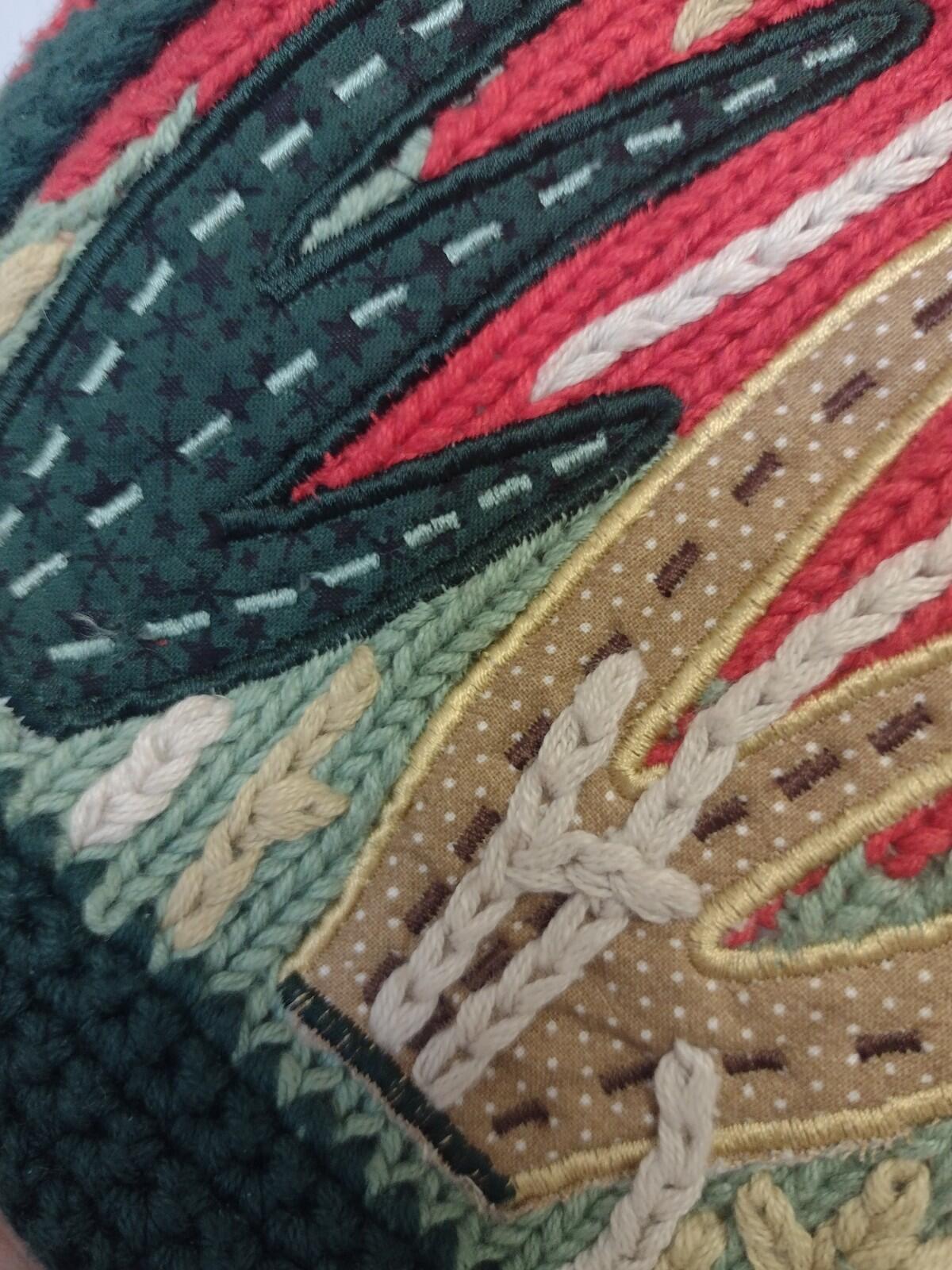 Orvis Ramie Cotton Duck Marsh Scene Sweater XS Wood Buttons Embroidered