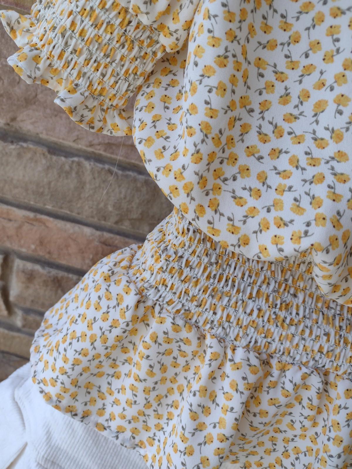 Y2K Floral Crop Top & Corduroy Pleated Skort Set S Sienna Sky Forever 21