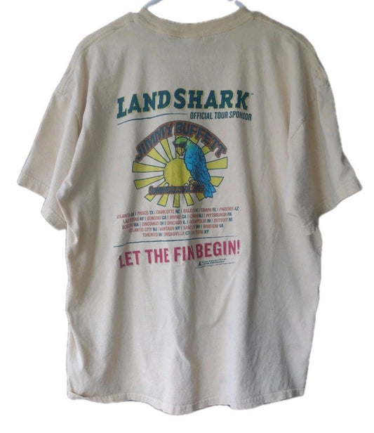 Jimmy Buffett Summerzcool 2009 Tour Shirt Sz XL Landshark Sponsor