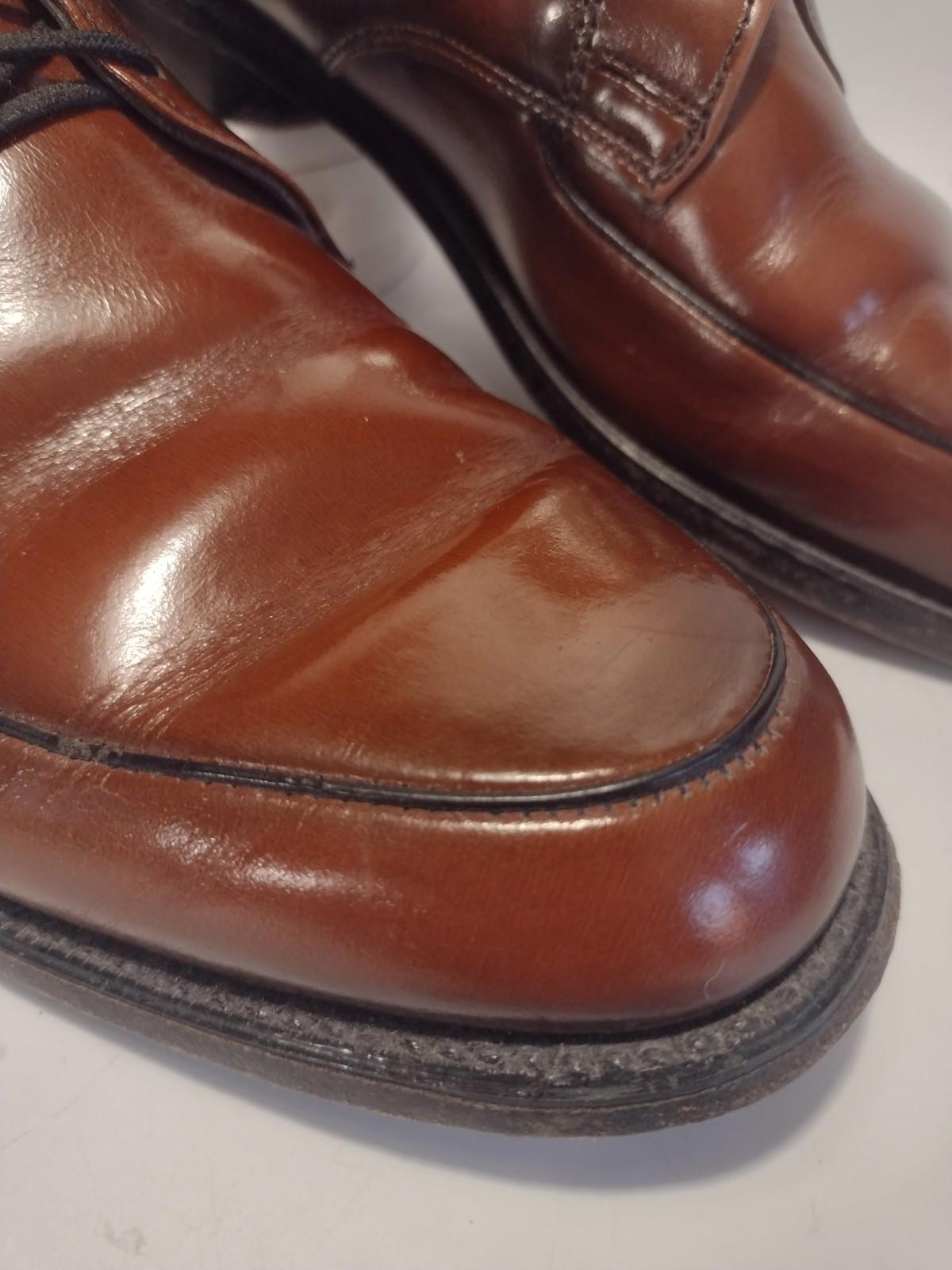 Vintage 60s Men's Dress Shoes 8D Arch Lift Biltrite Heel Leather Sole USA