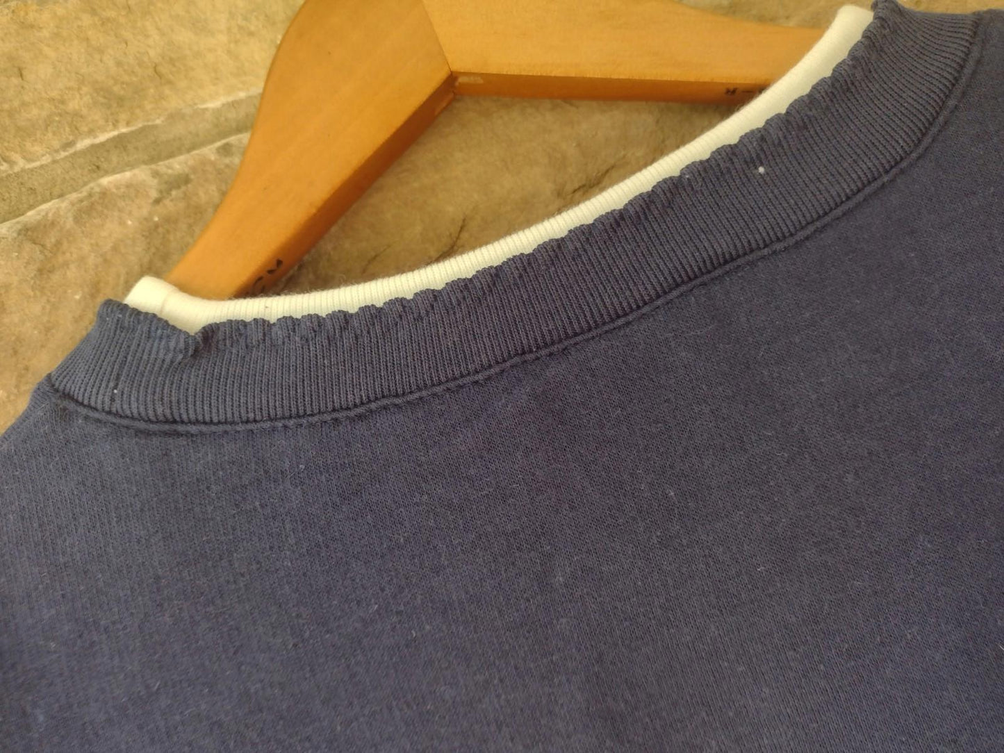 Vintage Embroidered Sweatshirt Bobbie Brooks Double Collar Grandma XL Appliqué