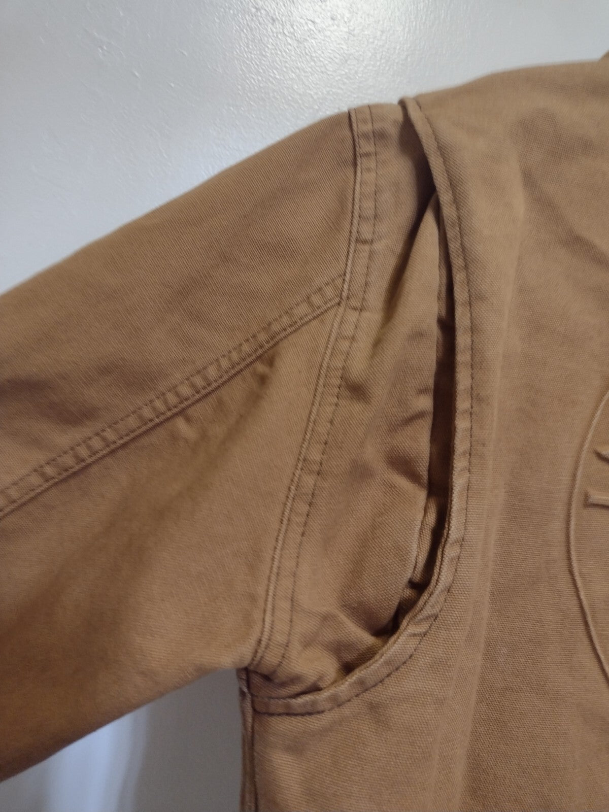 Vintage Jackson Hole USA Union Made Canvas Work Jacket Ranch Barn Chore Coat S