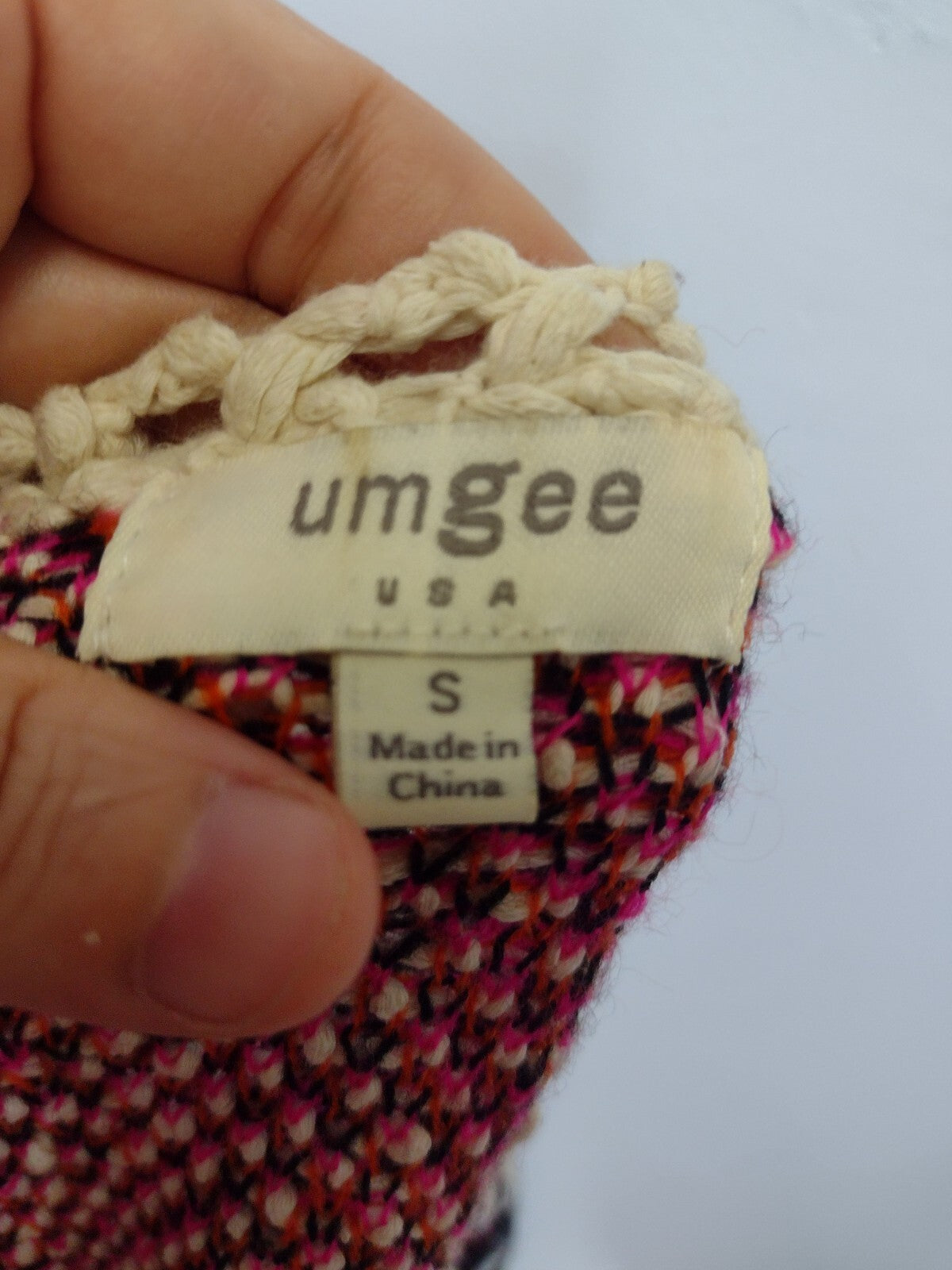 Umgee Wrap Cardigan Sweater Boho Southwestern Pom Pom Belt Festival Cottage S