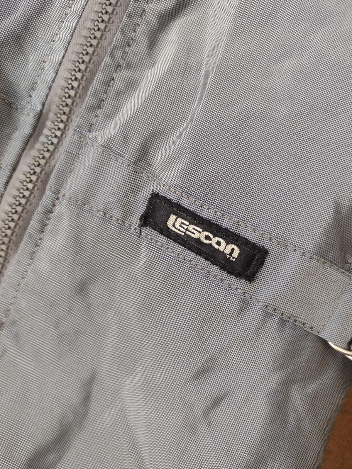 VTG 70s Lescan Aspen Ski Suit Shell Swiss Fabric riri Zippers Epaulettes Small