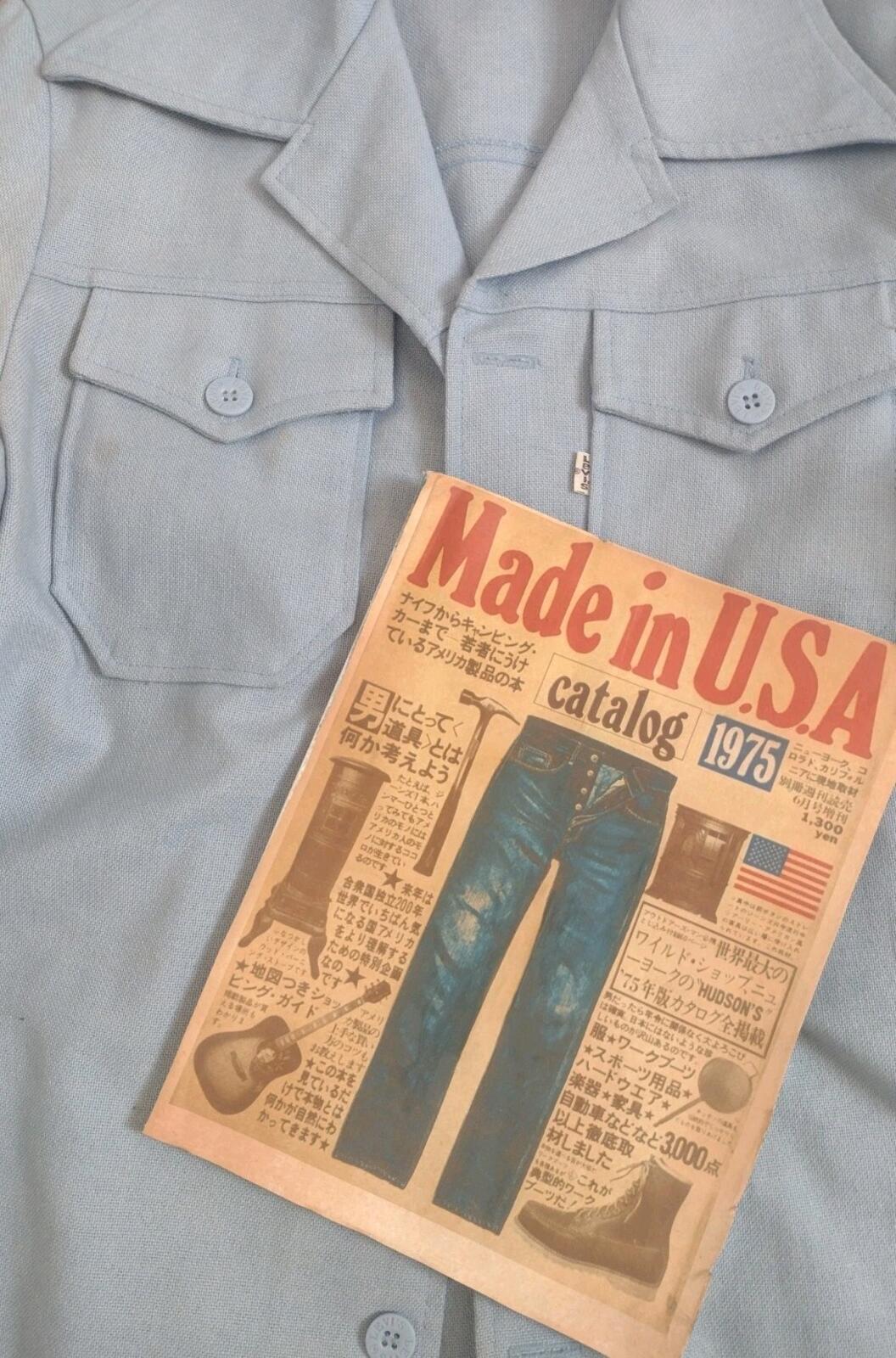Ultra Rare 70's Japan x Levi’s Gentleman’s Jeans Export Grail White Tab Shacket