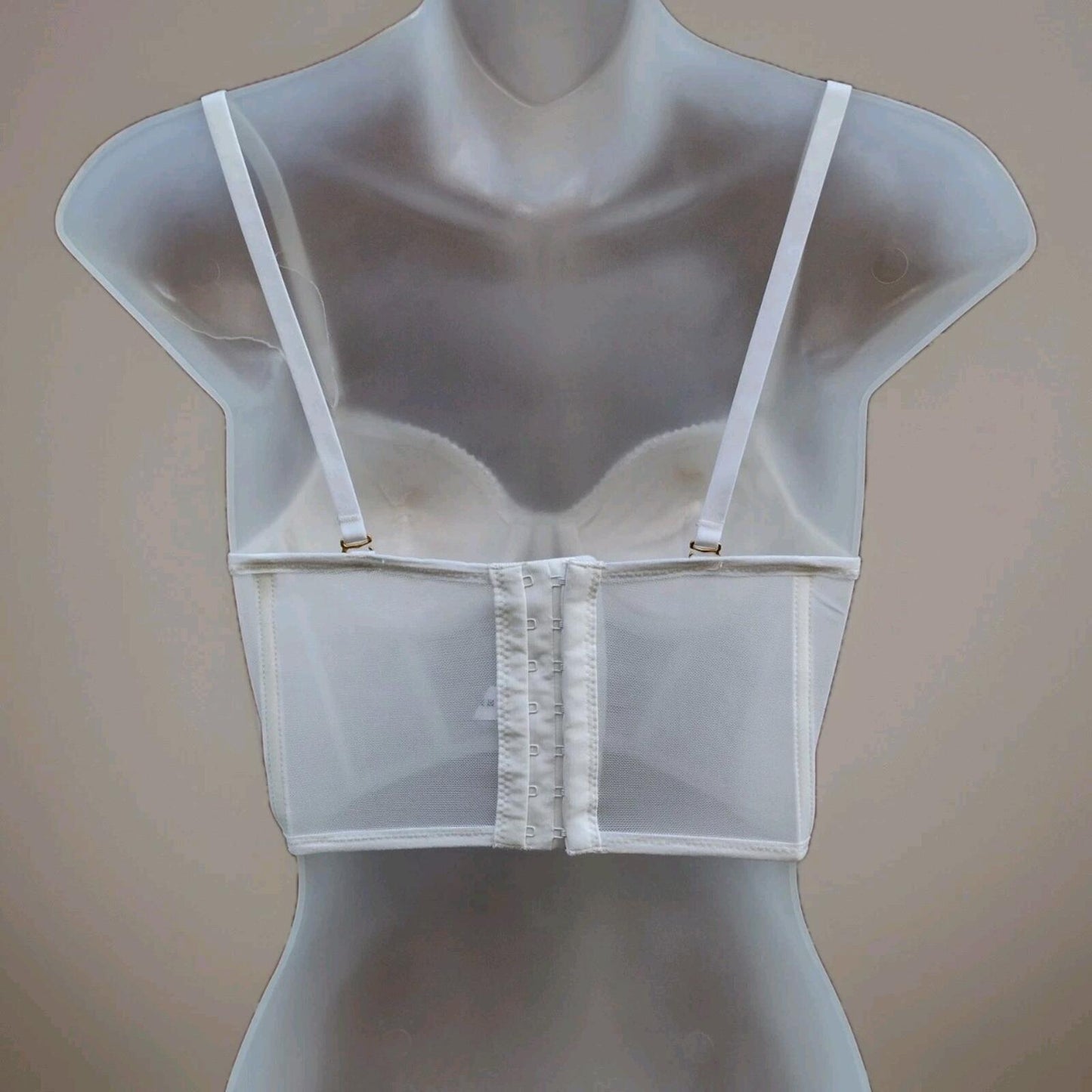 White Gold Embroidered Corset Top Boned Fairy Coquette Bridal Romantic Soft Girl