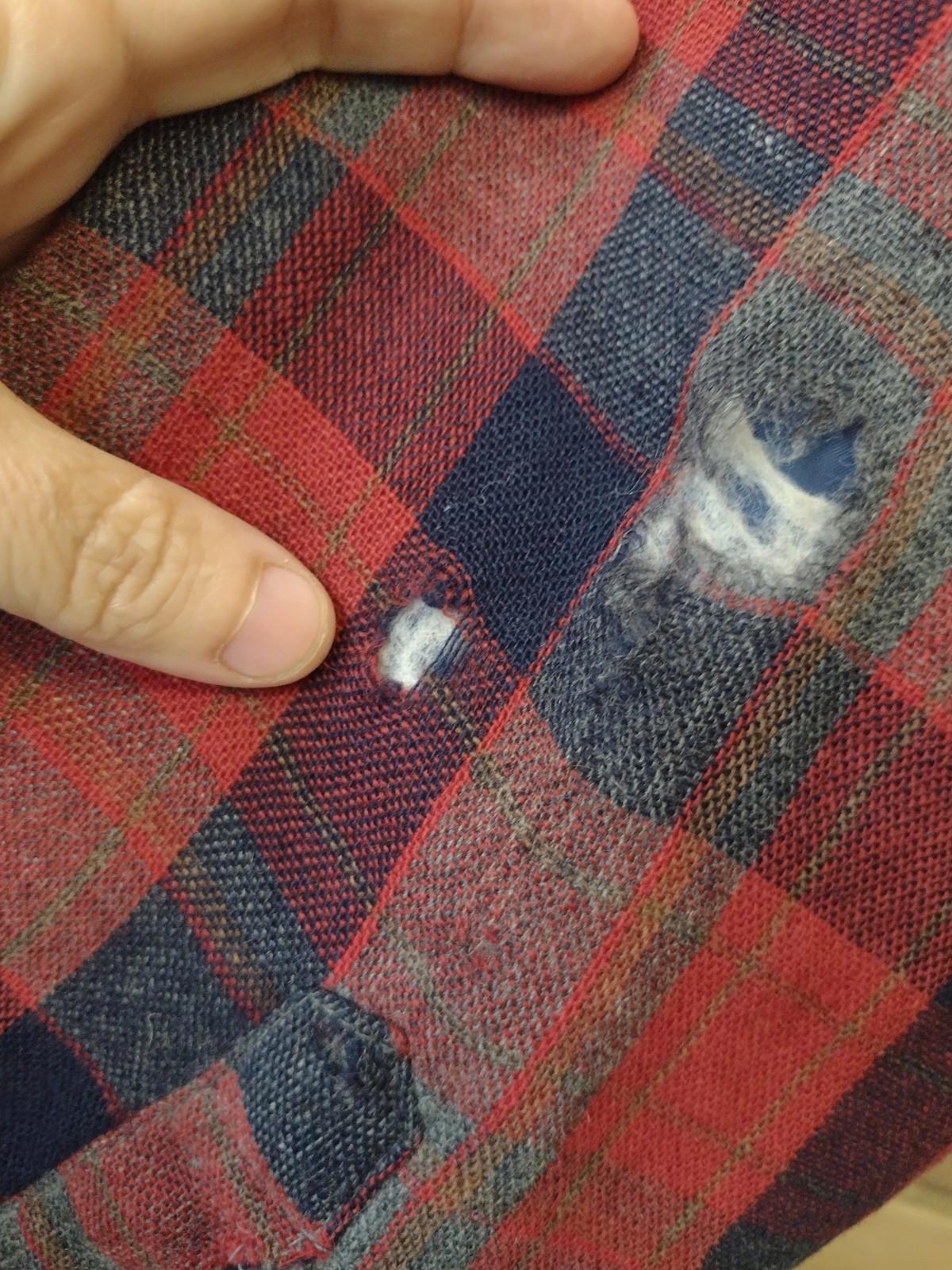 Vintage XL Plaid Wool Shacket Country Touch USA Made Worn Distressed Quilt Lined