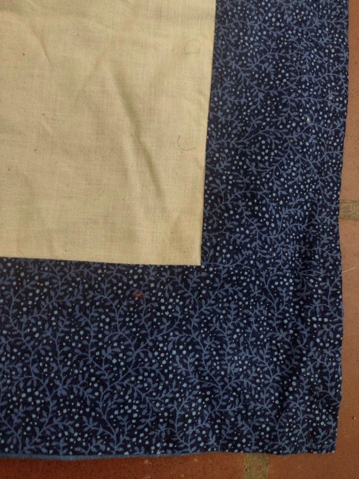 Tumbling Blocks Optical Illusion Quilt – 29” Cotton Wall Hanging or Table Topper