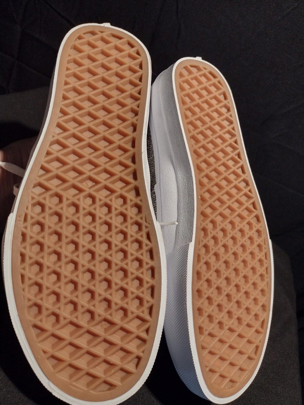 Vans New Gold Silver Glitter Sneakers Women's Sz 5 Men's Sz 3.5 Y2k