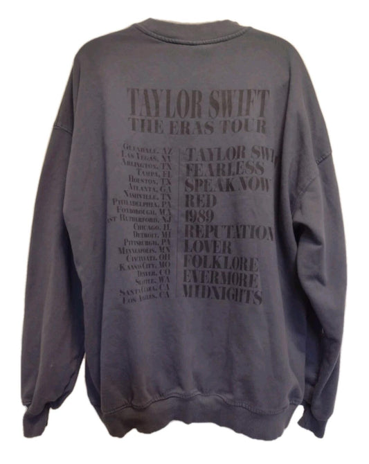 Taylor Swift Eras Tour Slate Sweatshirt L Official Merch