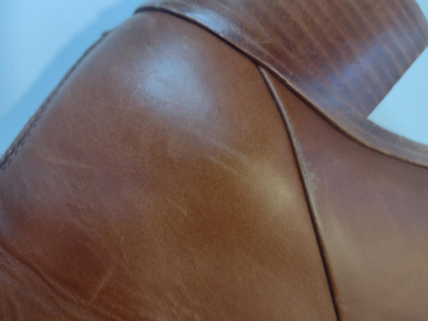 NISOLO Dari Commuter Boots Brown LeatherBlock Heel Almond Toe Ankle Women’s Sz 8