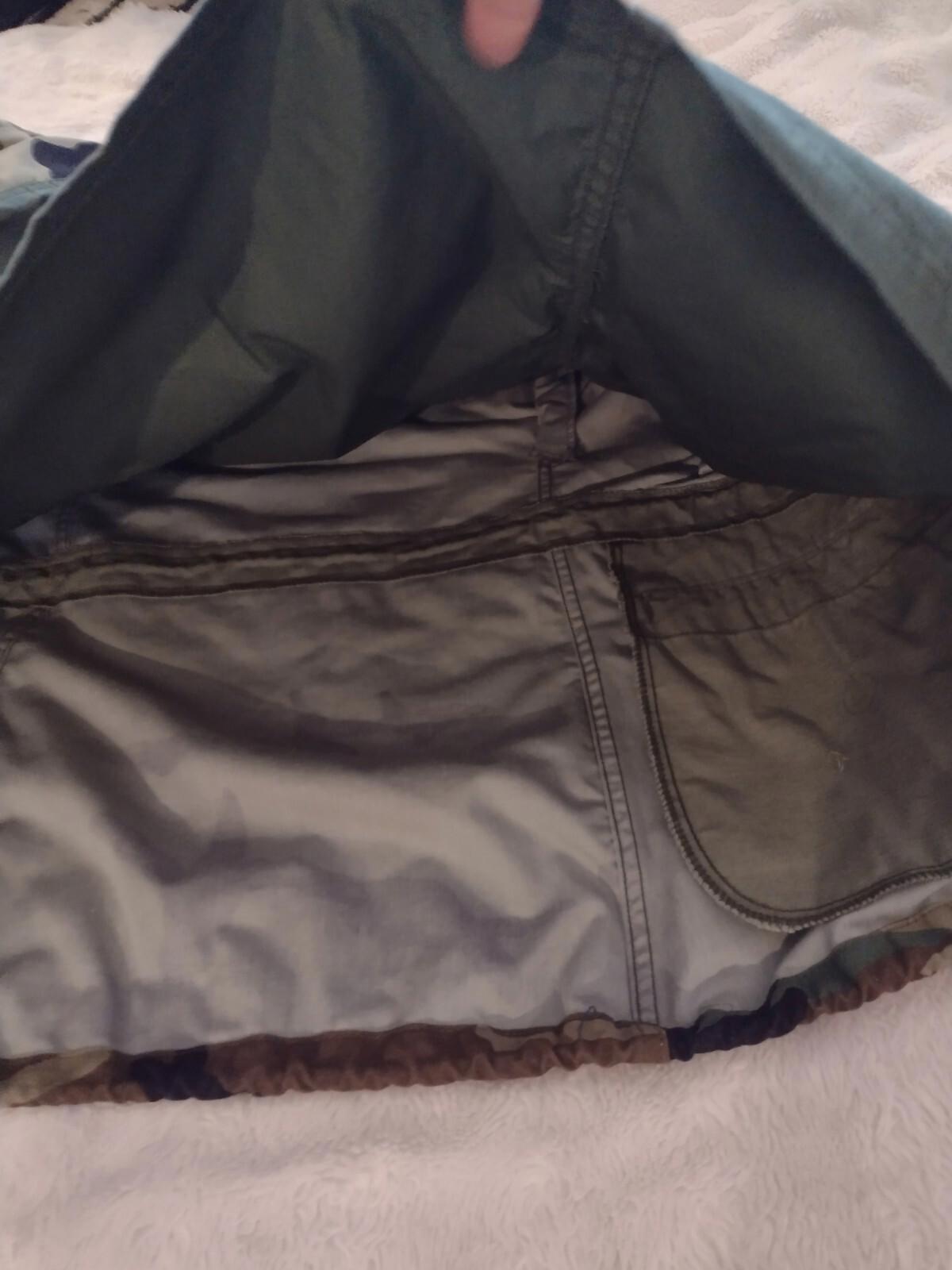 1989 US Military Cold Weather Coat XS-Long Camo YKK Zip Hood McQuinn Label