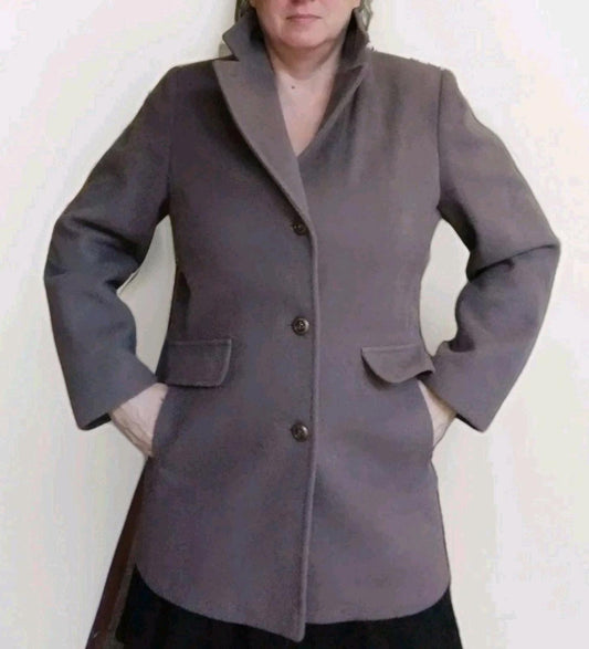 Vintage 80s JG Hook Wool Jacket Brass Anchor Buttons USA Union Made Nautical