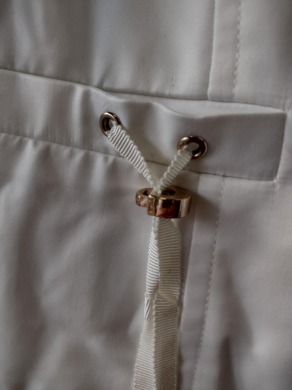 VDP Sport Italia Rare Vintage Tuxedo Jacket Swarovski Crystal & White Satin Sz.S