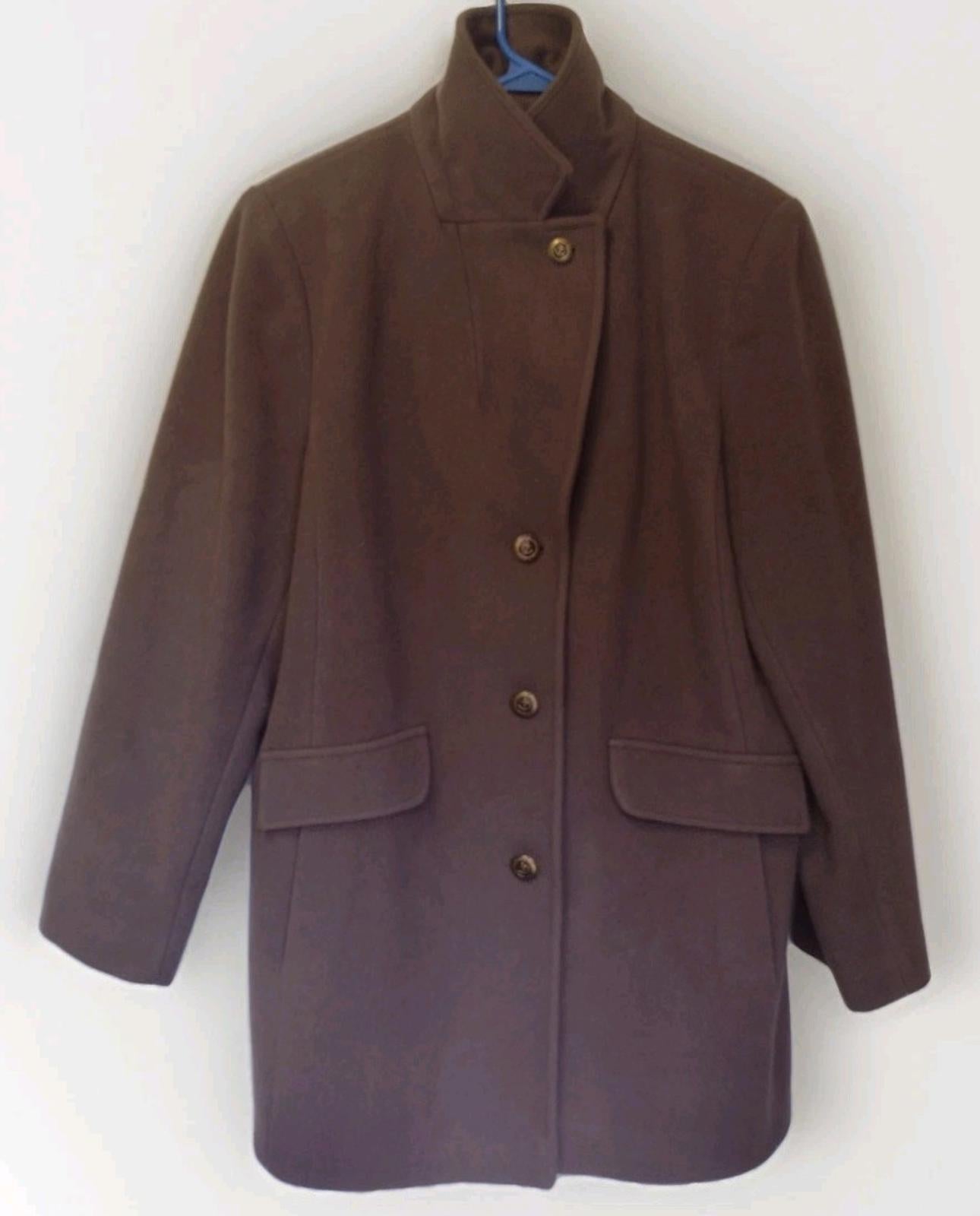 Vintage 80s JG Hook Wool Jacket Brass Anchor Buttons USA Union Made Nautical