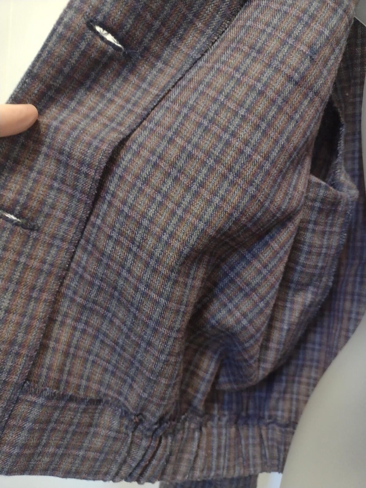 Vintage Torfay Plaid Cropped Jacket Sz 12 Rockabilly Style Made in USA