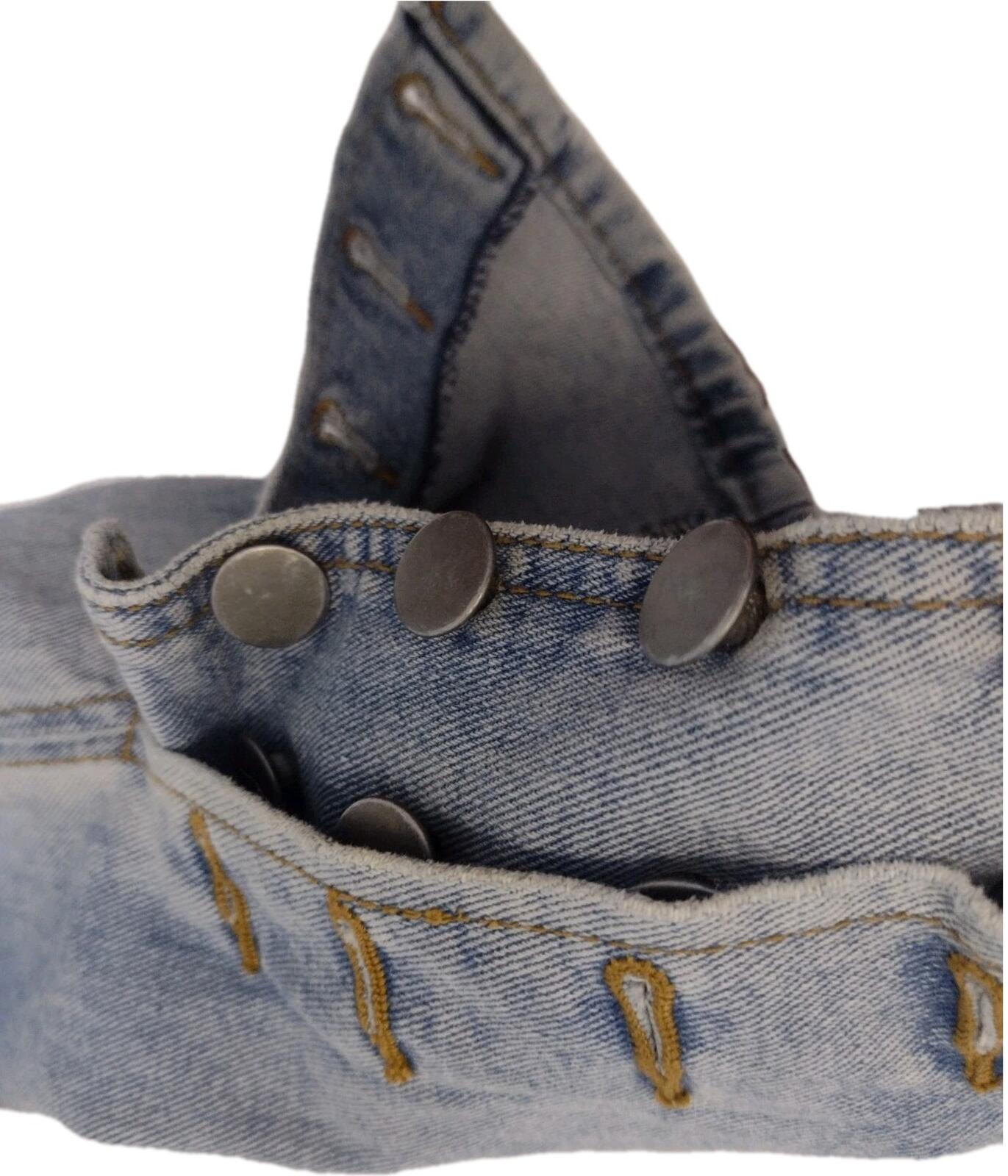 Used Denim Revolution 90s Macau High Waist Tapered Jeans Button Cuff Sz 26