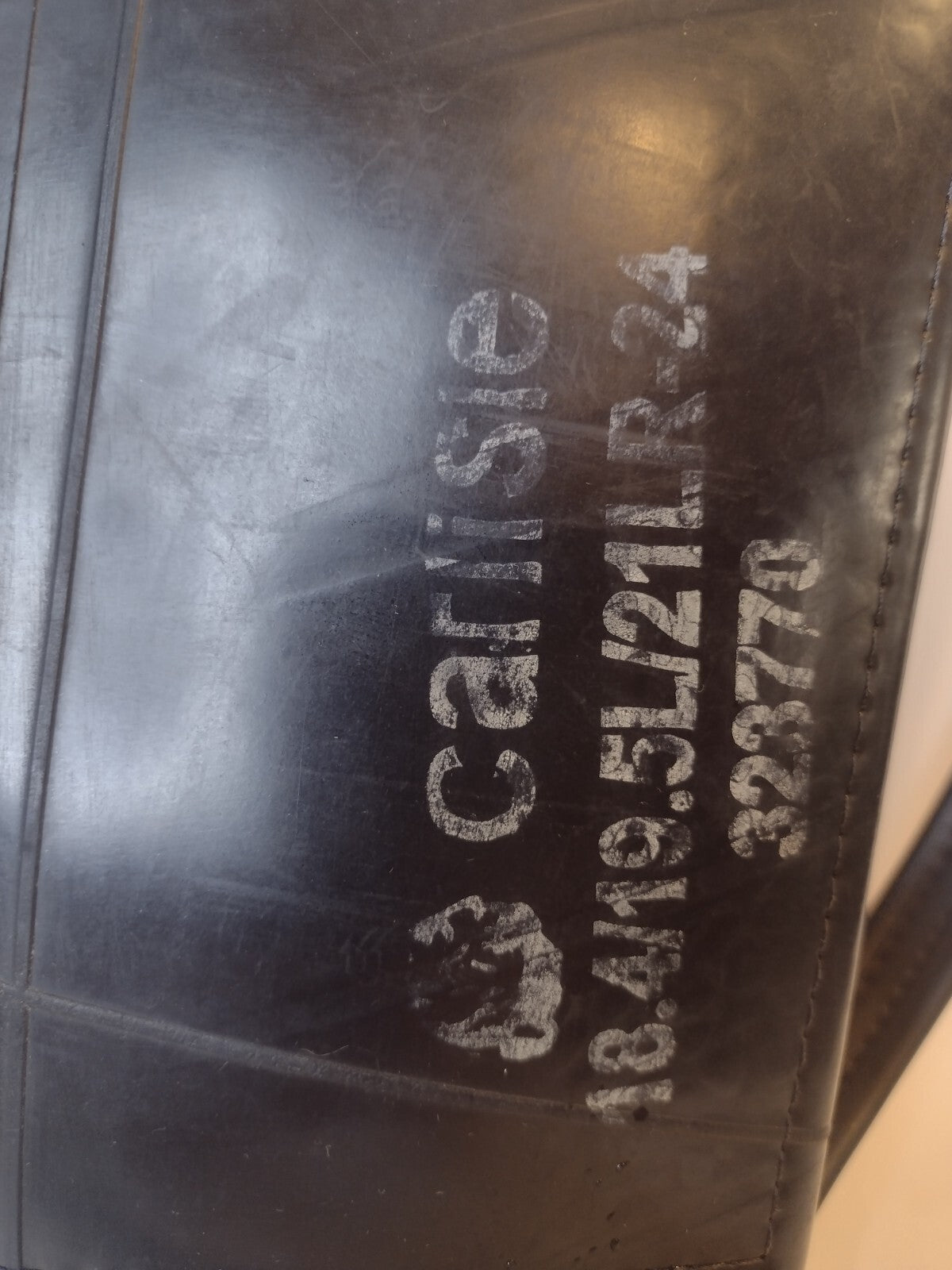 Alien Menace Upcycled Recycled Rubber Crossbody Messenger Bag Techwear Unisex