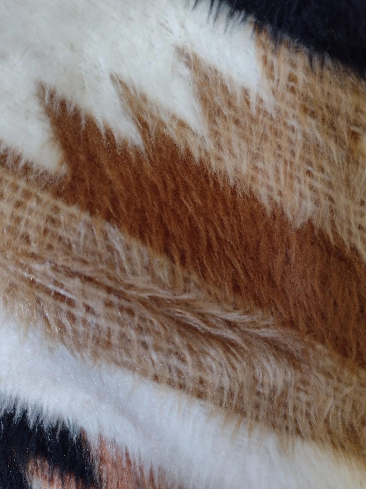 VTG 70s Beacon Blanket WPL 1675 Fuzzy Acrilan Alpaca Look USA 62x74 Washable