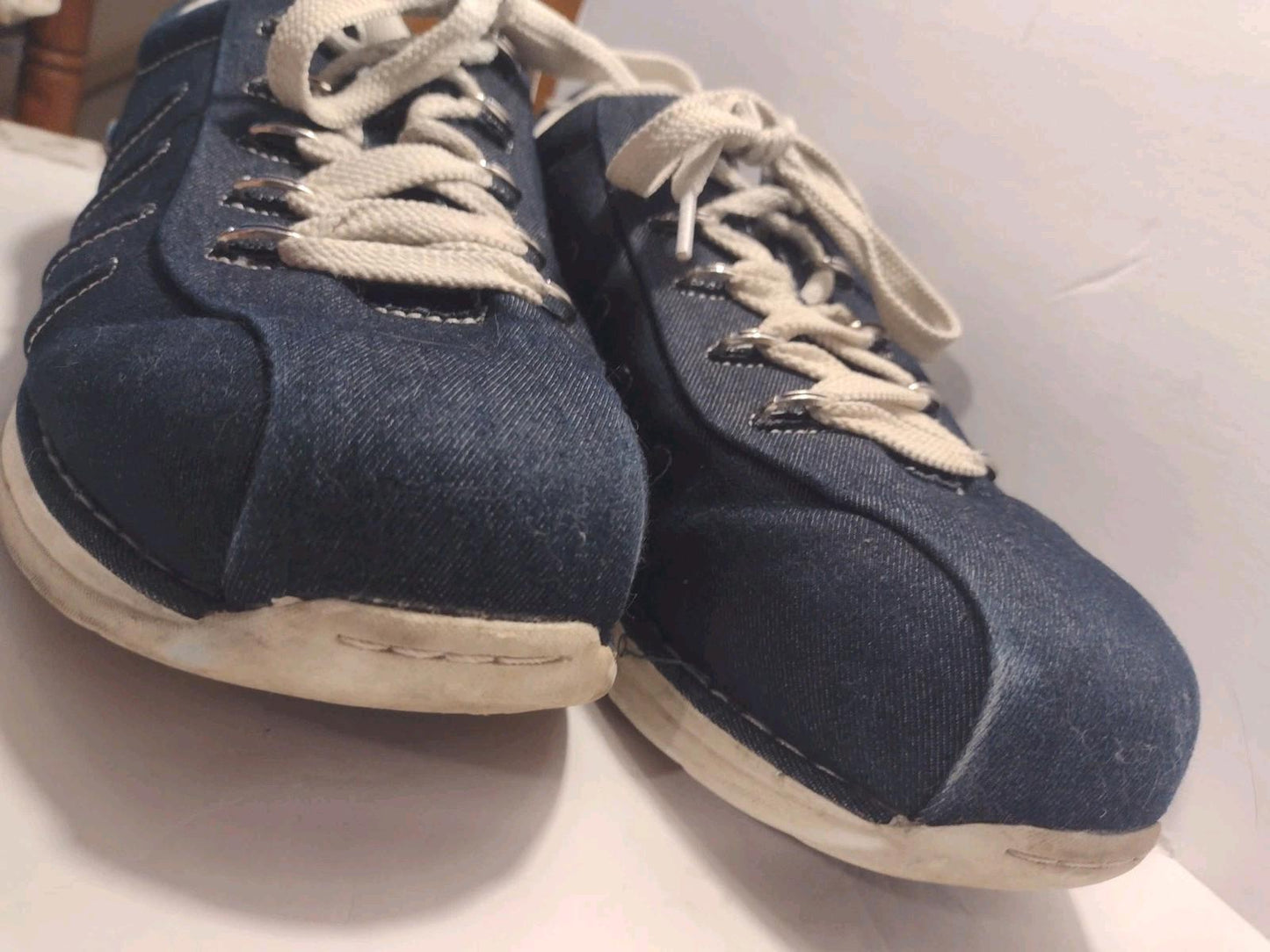 Lugz Changeover II Denim Sneakers Men’s 13 Dark Wash Contrast Stitch Rare