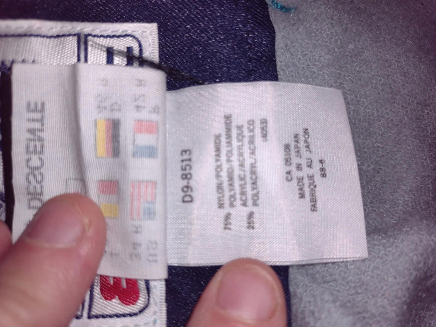 Descente Men’s Ski Pants 34R Entrant SD Japan Made Blue Waterproof Snow