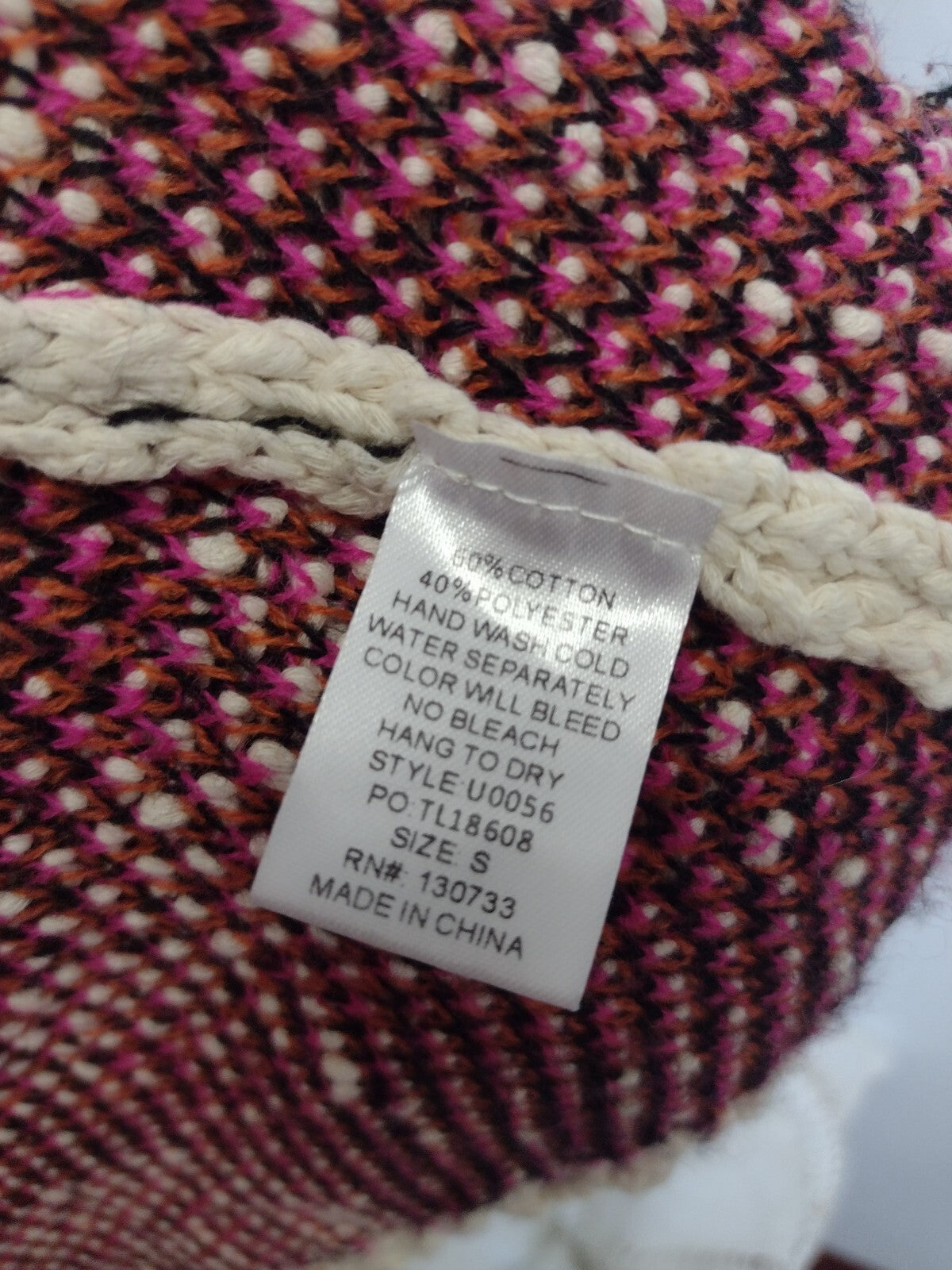 Umgee Wrap Cardigan Sweater Boho Southwestern Pom Pom Belt Festival Cottage S