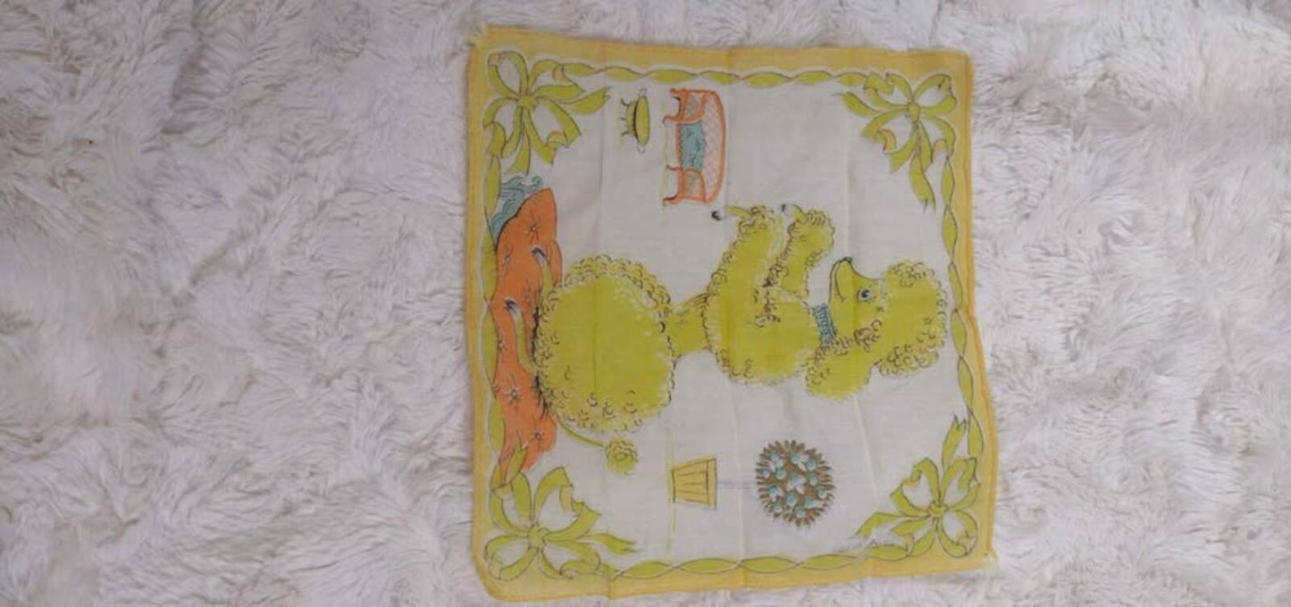 Vintage 6 piece handkerchief set 40s to 60s