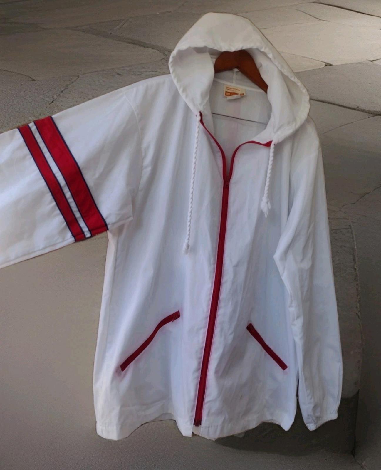Vintage Sears Activewear Jacket XL Tall | Talon Zips | Retro Stripes USA