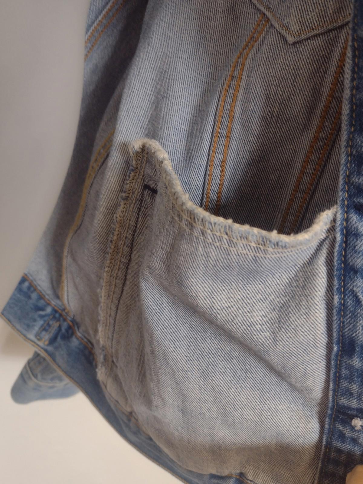Levi's Men's Motorcross Legend Trucker Racing Jean Jacket Sz L Denim Weathered