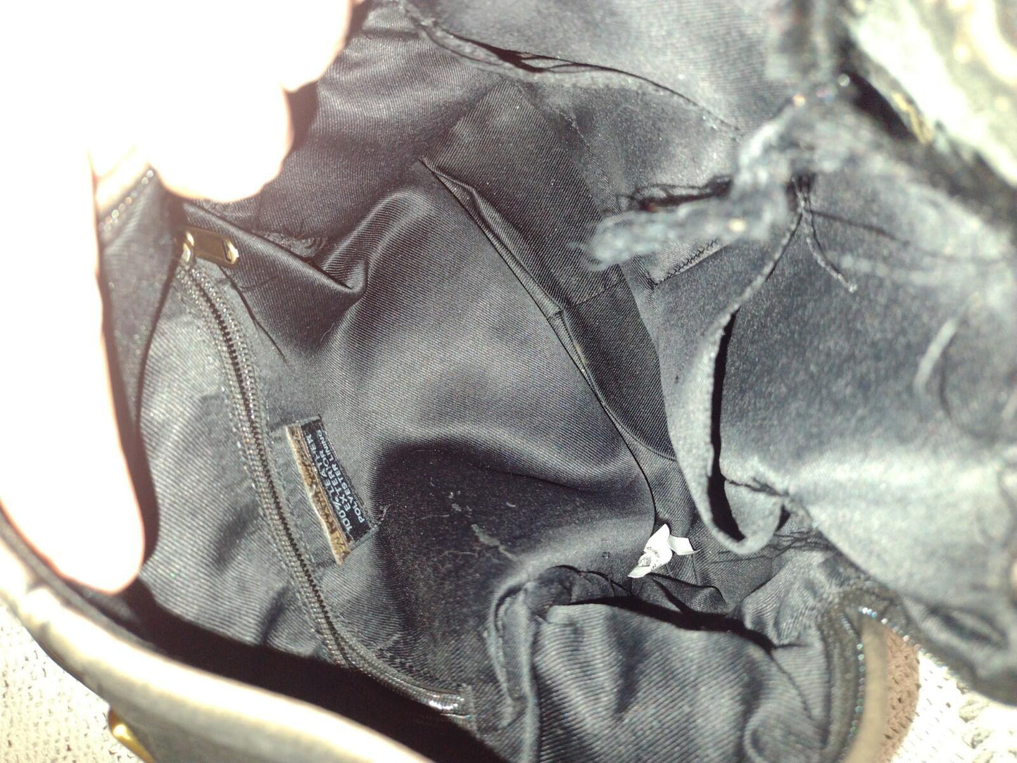 Great American Leather Works Black Leather Backpack Medium Multi Pocket