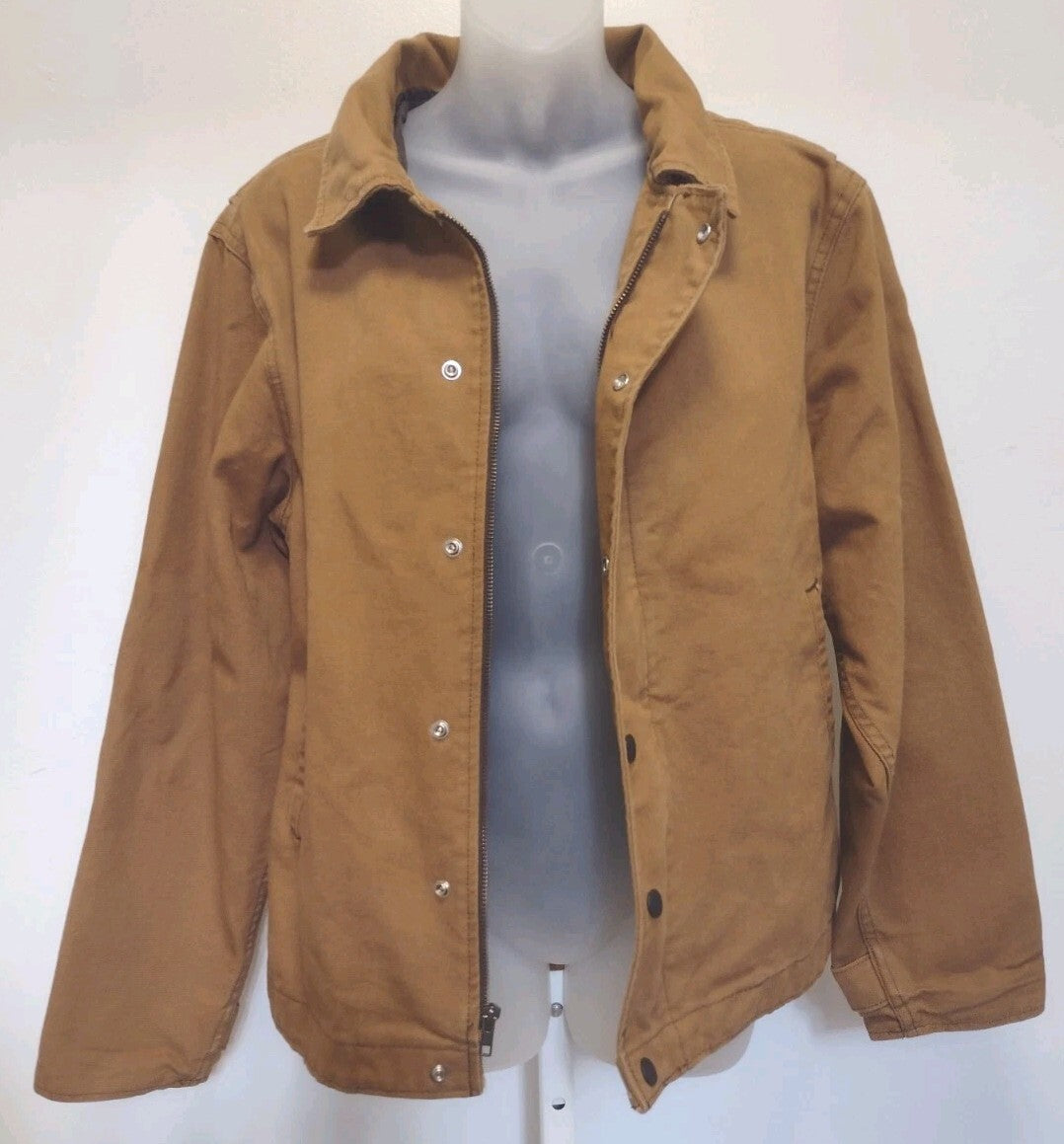 Vintage Jackson Hole USA Union Made Canvas Work Jacket Ranch Barn Chore Coat S