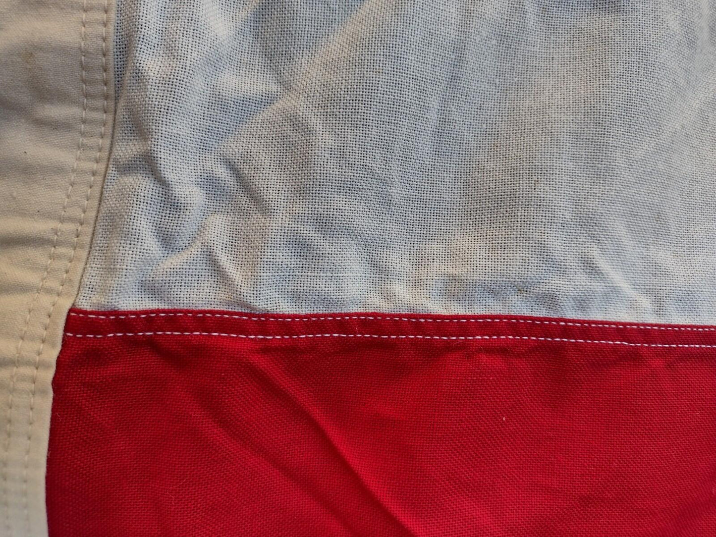 VTG 1960s Valley Forge 5x8 Cotton Flag BEST 2x2 Ply Double Appliqued Stars USA