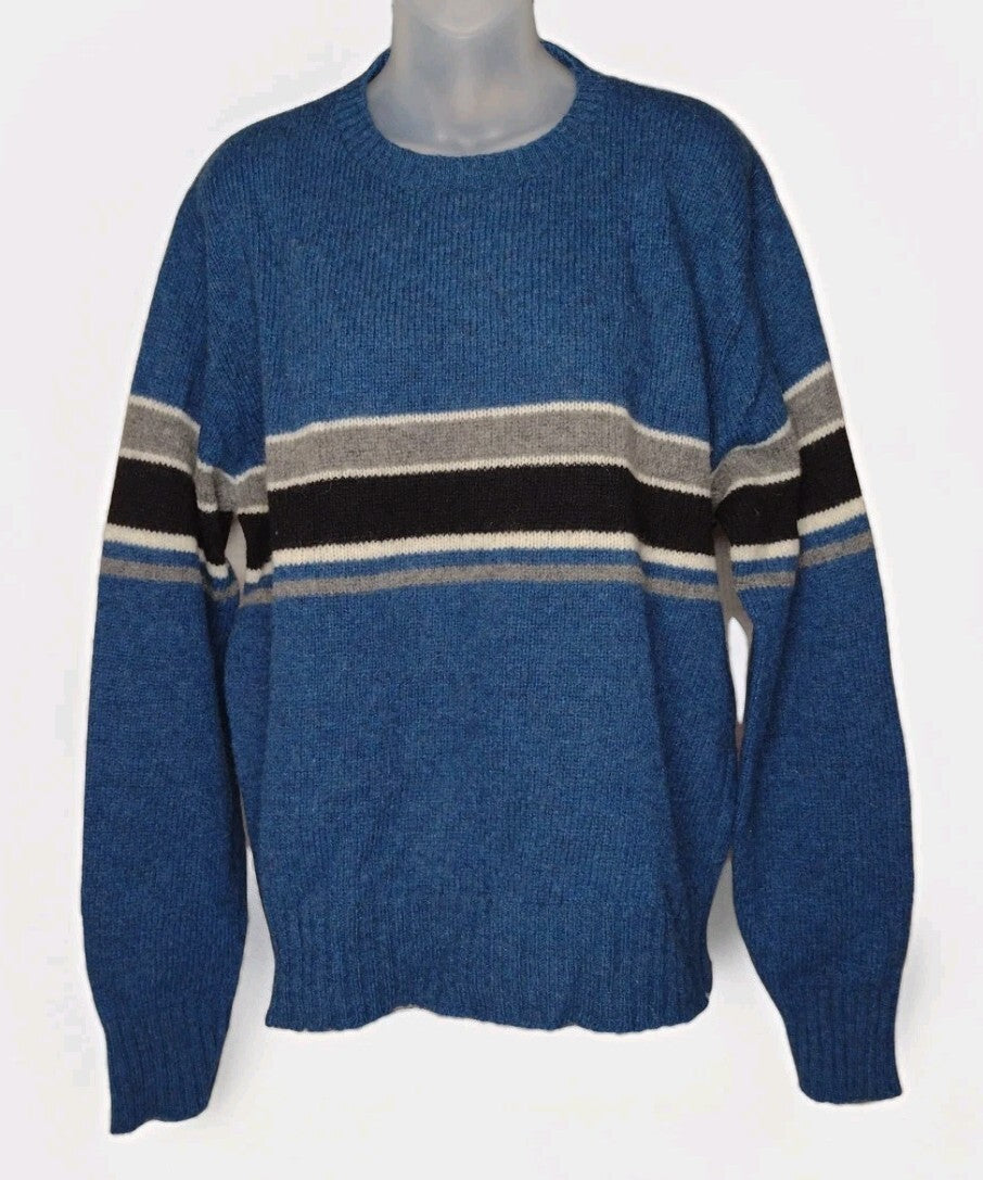 Vintage Men's XL Sweater Lot 3 USA Wool Blend Preppy Grandpa 80s 90s Unisex