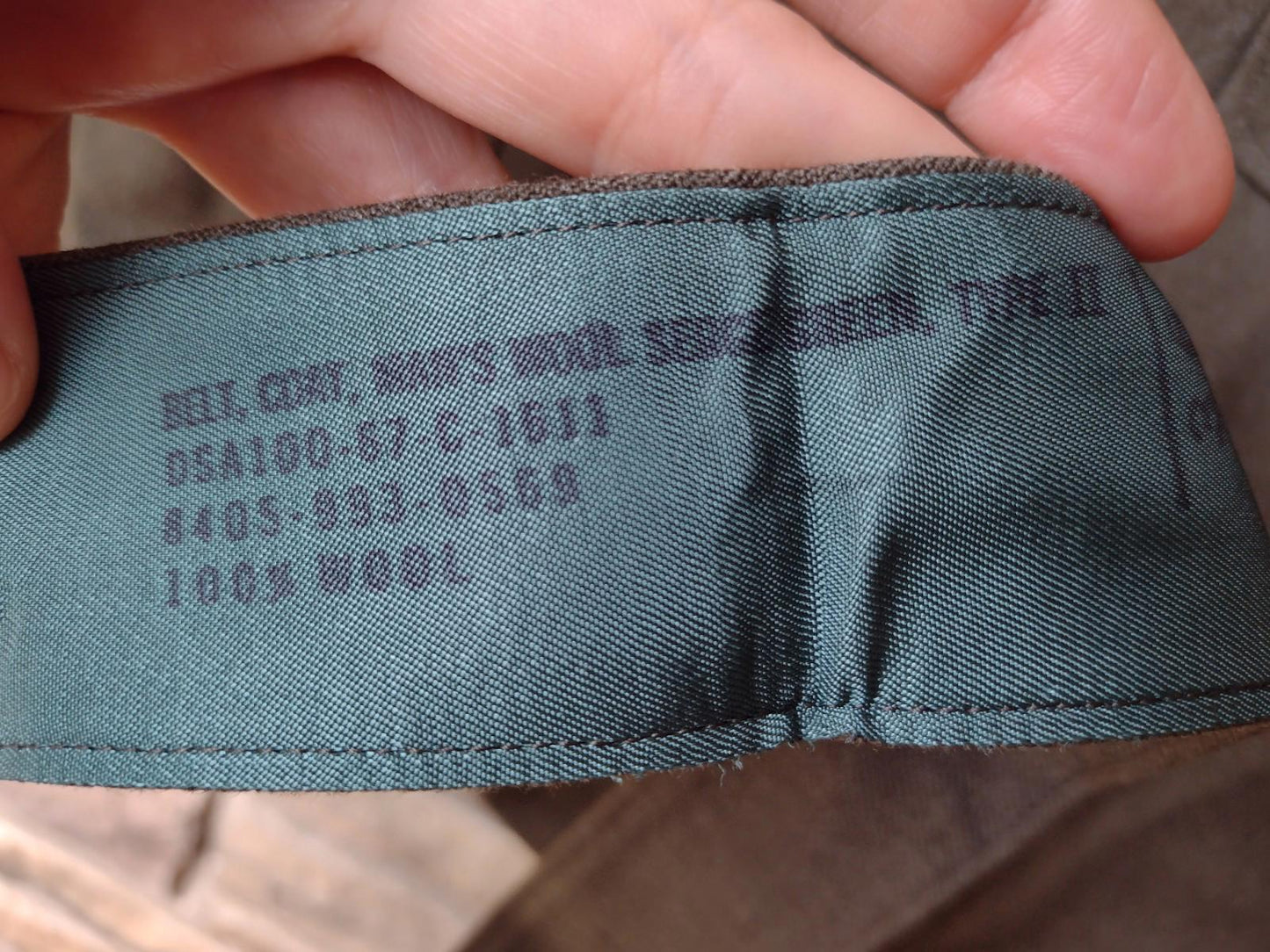 1967 USMC Pristine Wool Service Coat Sgt Rank Vietnam Era Named G.E. Moore Sz 36