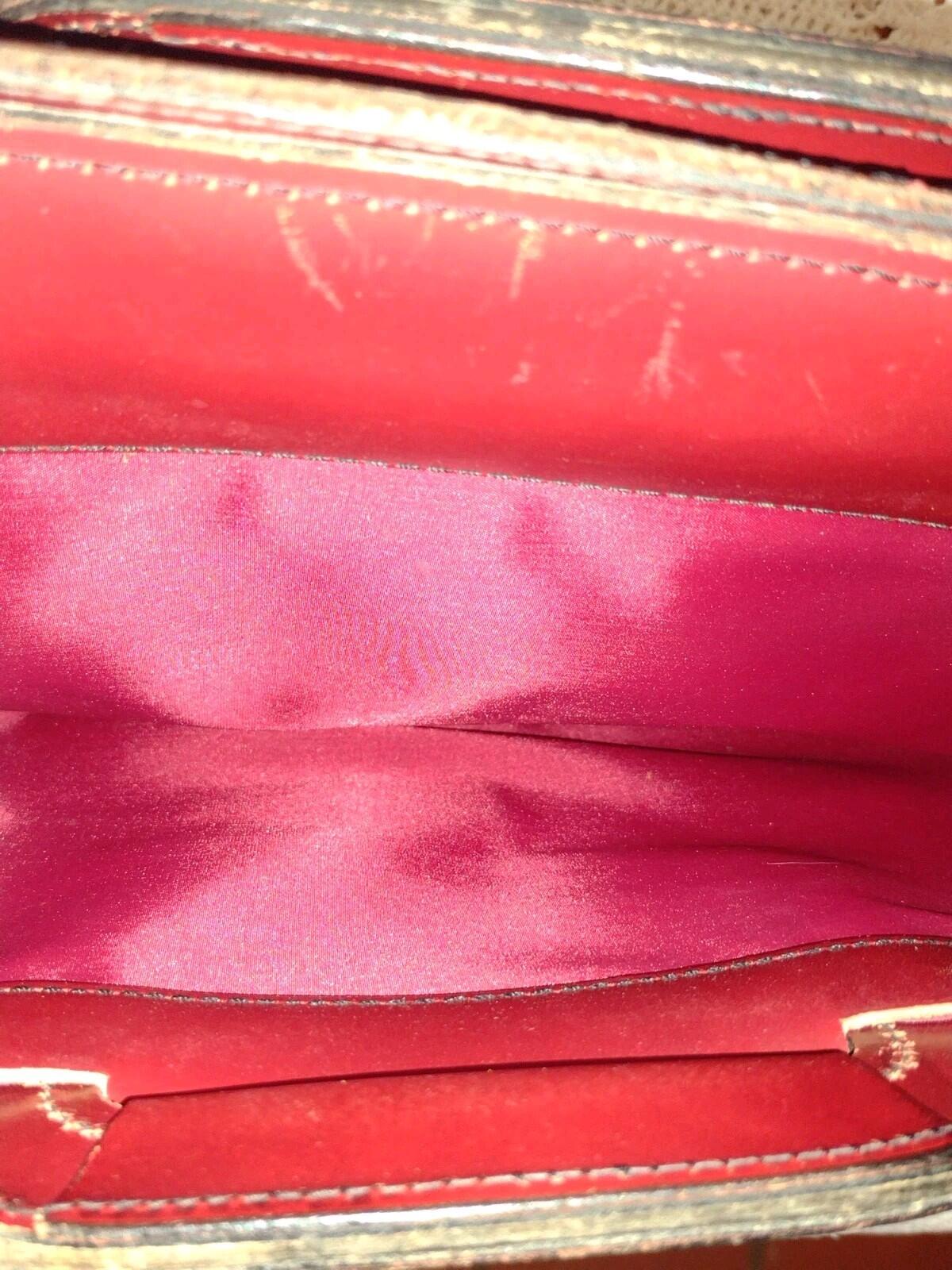 Vintage 70s Oxblood Leather Briefcase 17x11x3 Brass C&C Zip Slide Handles
