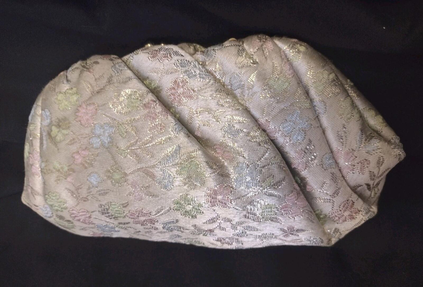 VTG 50s 60s Brocade & British Hong Kong Beaded Clutch Lot w Van Raalte Gloves