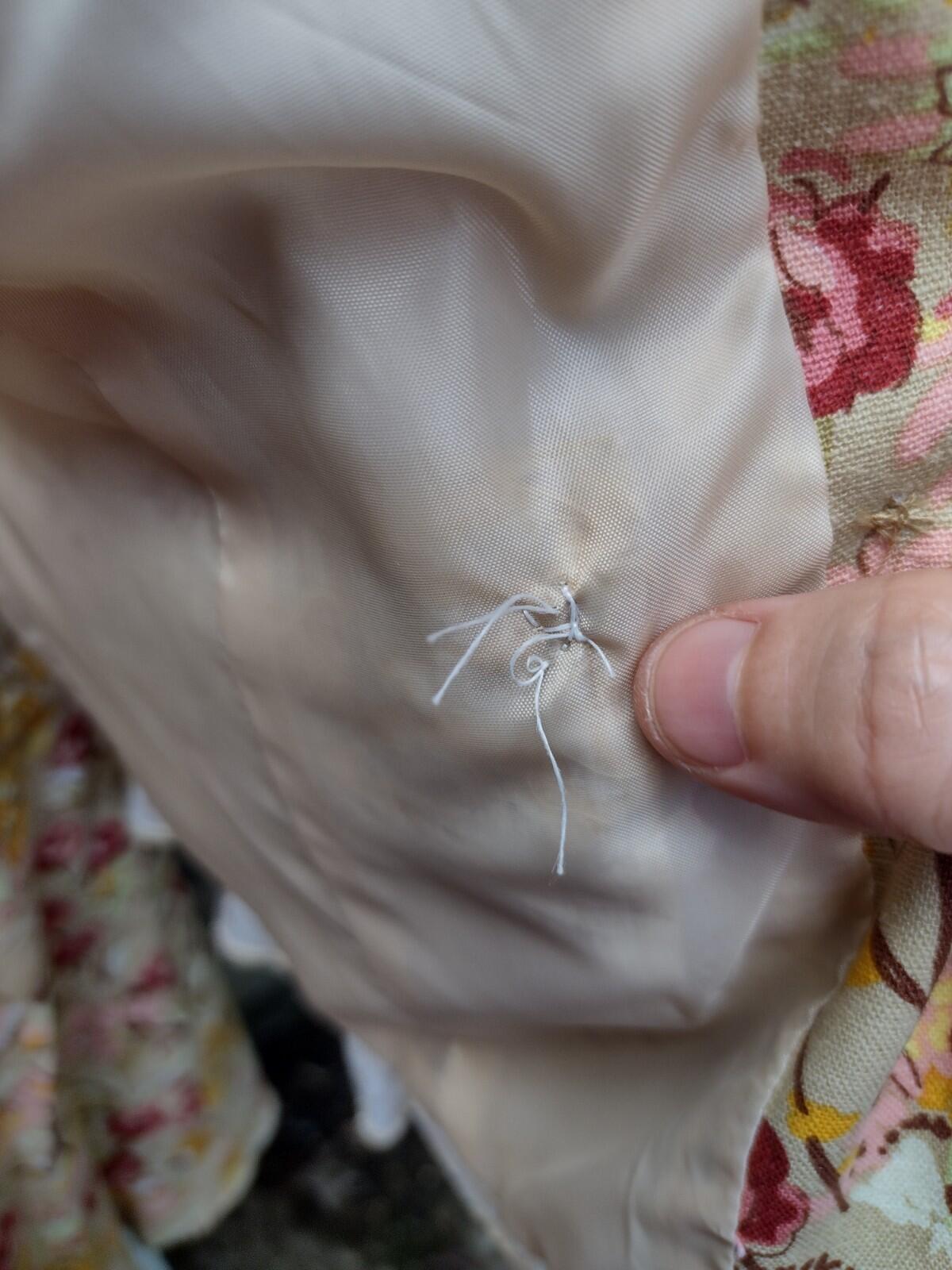 Beige Floral Garden Party Suit Feminine Linen Set 14 Monroe & Main Jacket Skirt