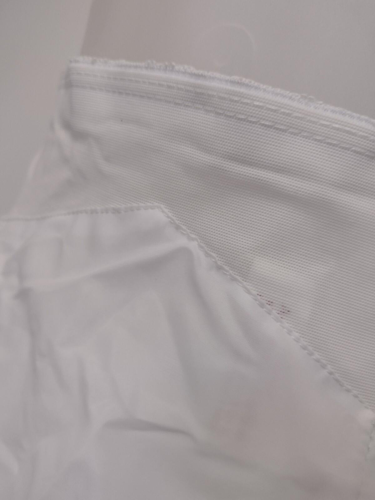 Vintage 50s Ele‑Sue Full Length Nylon Petticoat Slip White Tiered Net Size 10