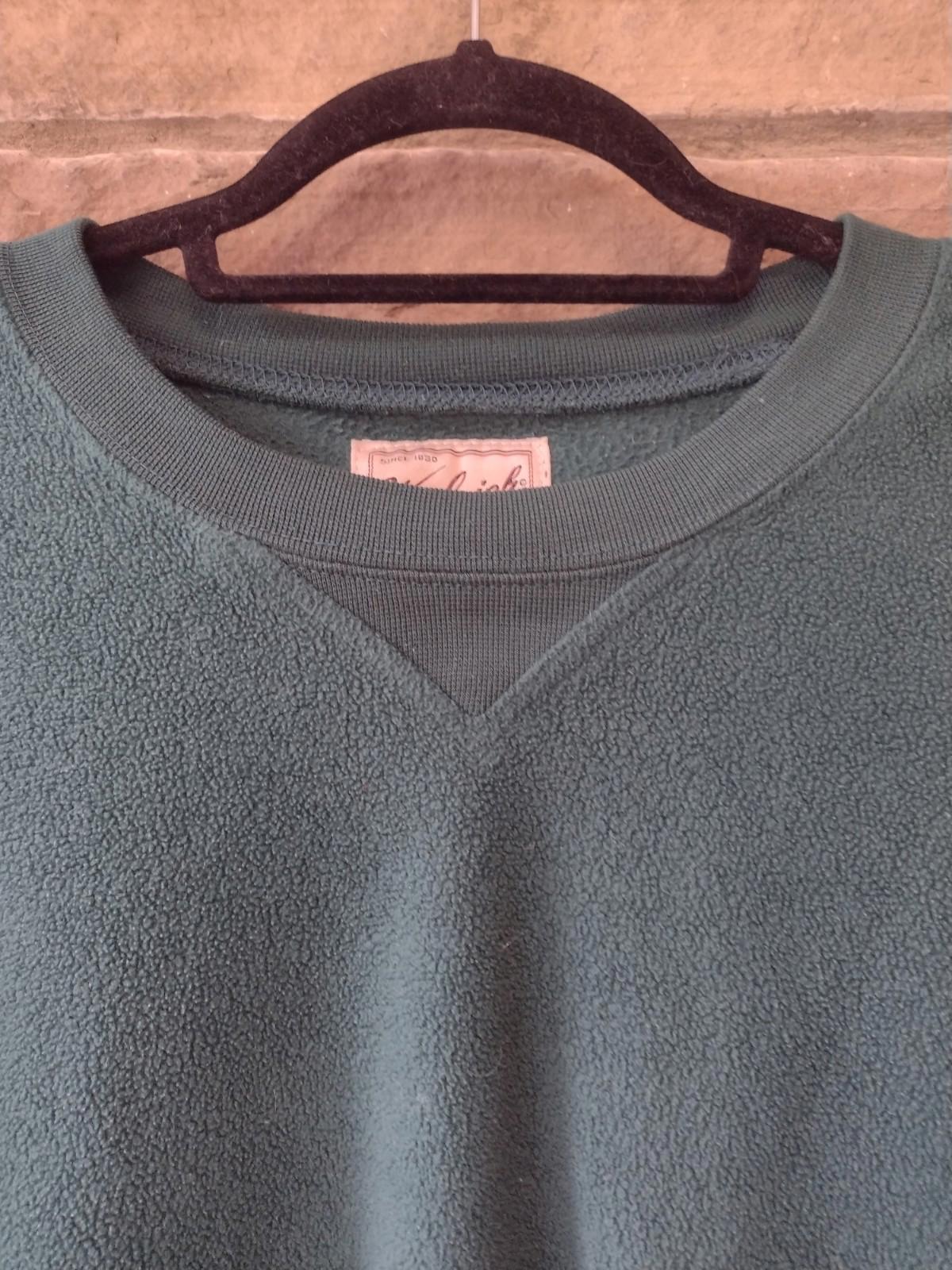 Vintage Woolrich Fleece Pullover Sweater Sherpa 90’s Outdoor Dark Pine Green XL
