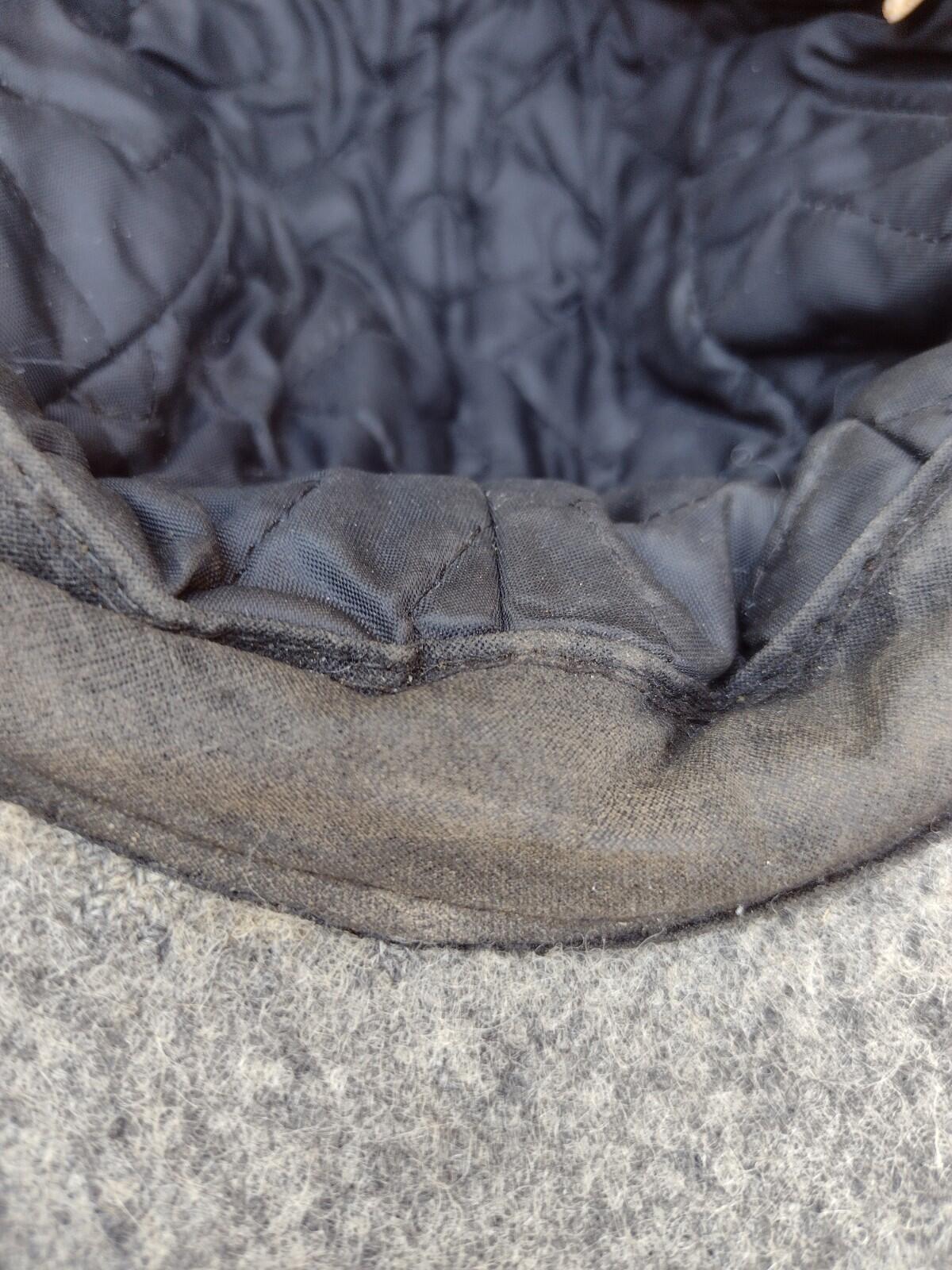 Vintage 80s Filson Wool Trapper Hat Shearling Lined USA ACTWU Medium