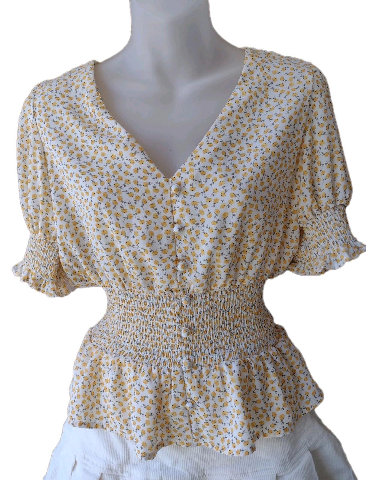Y2K Floral Crop Top & Corduroy Pleated Skort Set S Sienna Sky Forever 21