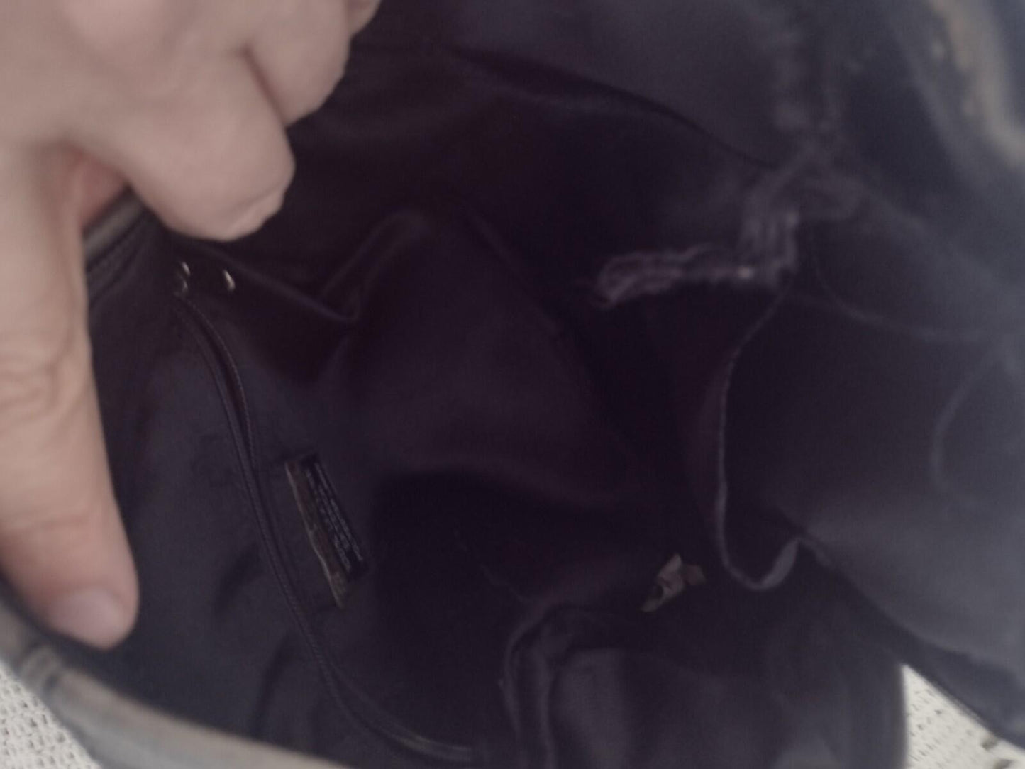Great American Leather Works Black Leather Backpack Medium Multi Pocket