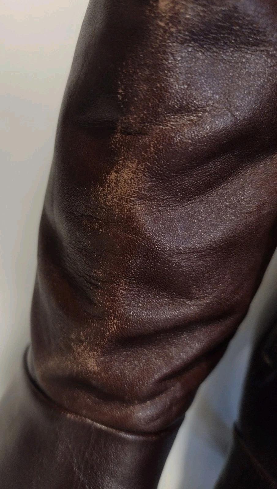 Vintage 70s Selby Brown Leather Zip Boots 7.5M | Talon Zip | Sculptural Heel