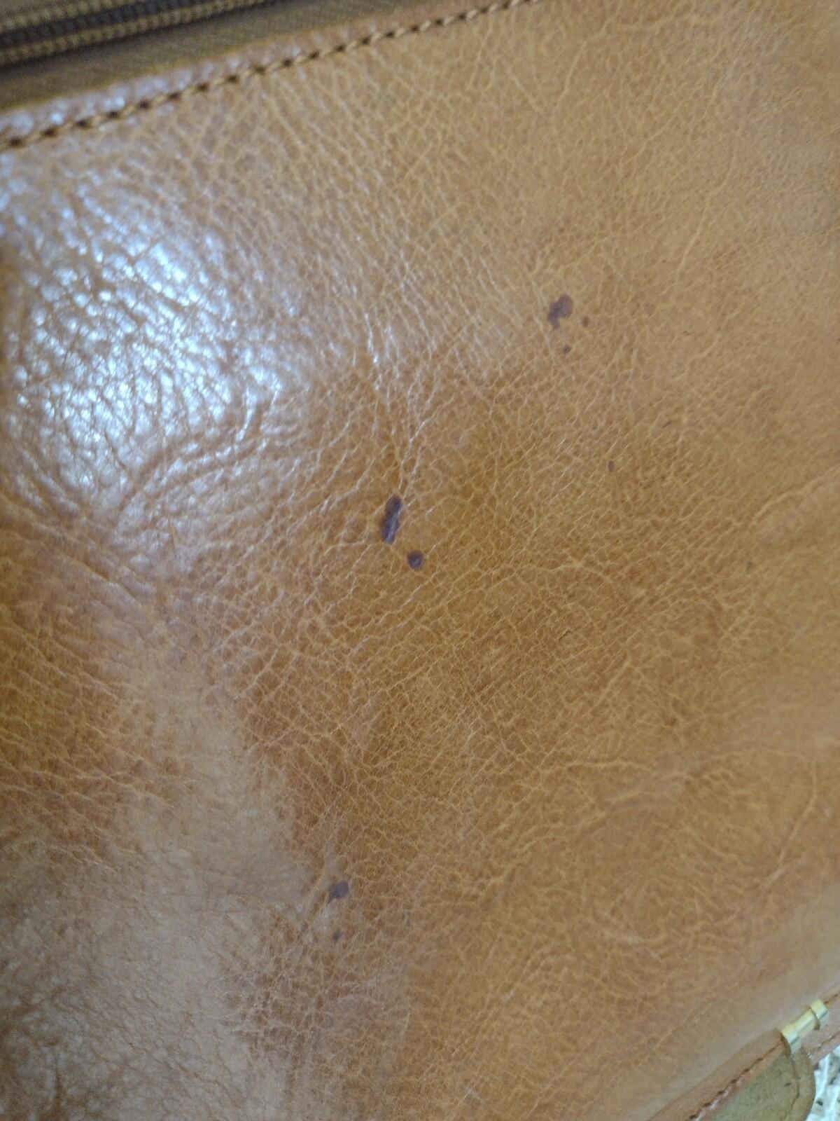 VTG 70s Leather Briefcase Patina Brown 16x12x5 Classic Workwear Executive Bag