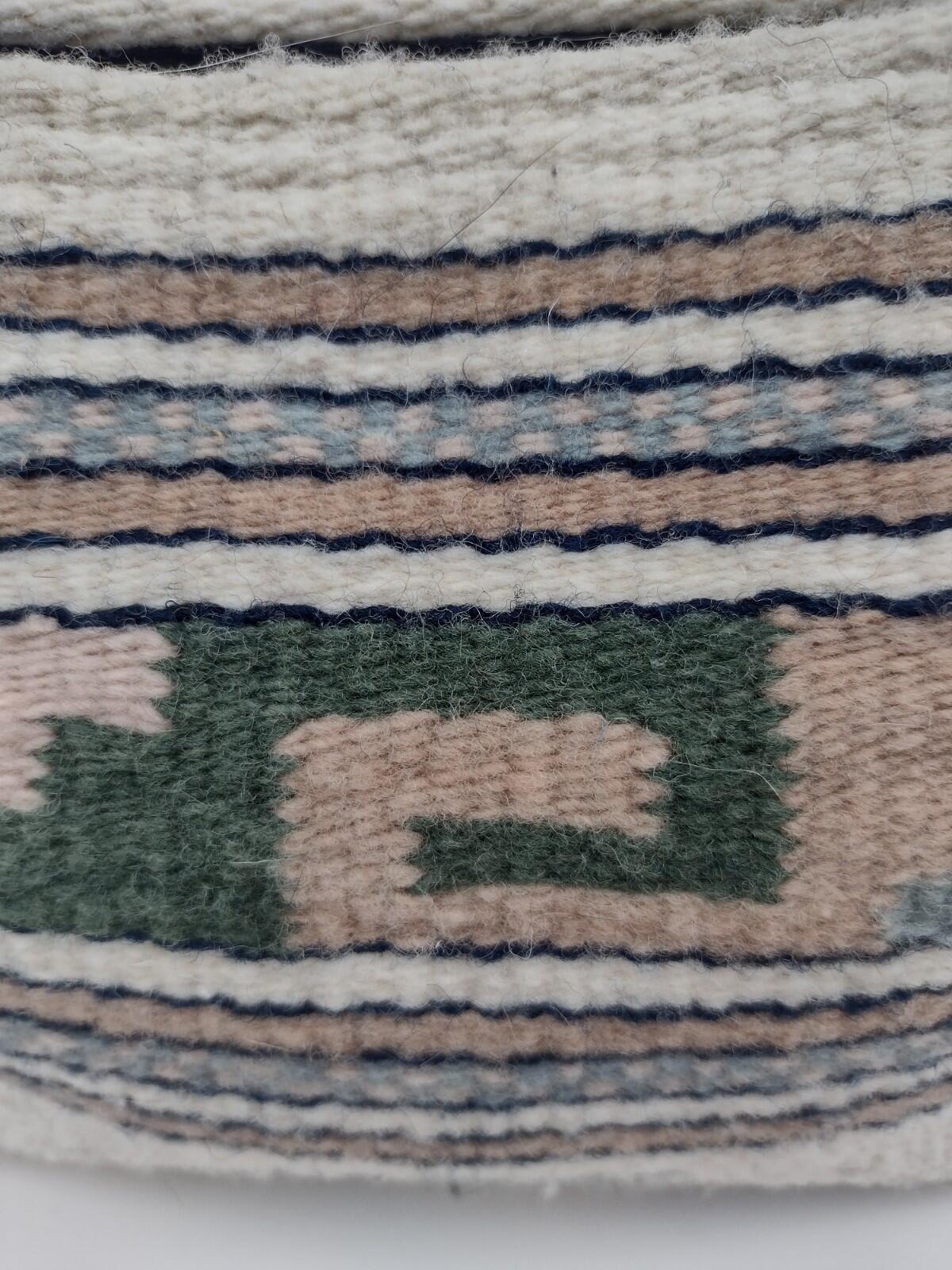 MZ Fair Trade Oaxaca Wool Pouch Handmade Zapotec Artisan Bag Boho Case