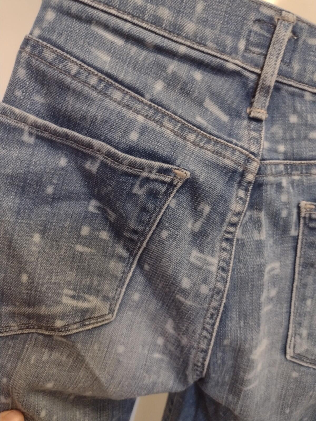 Citizens of Humanity Charlie Flair Custom Bleach 60s 70s Hippie Low  Jeans 27